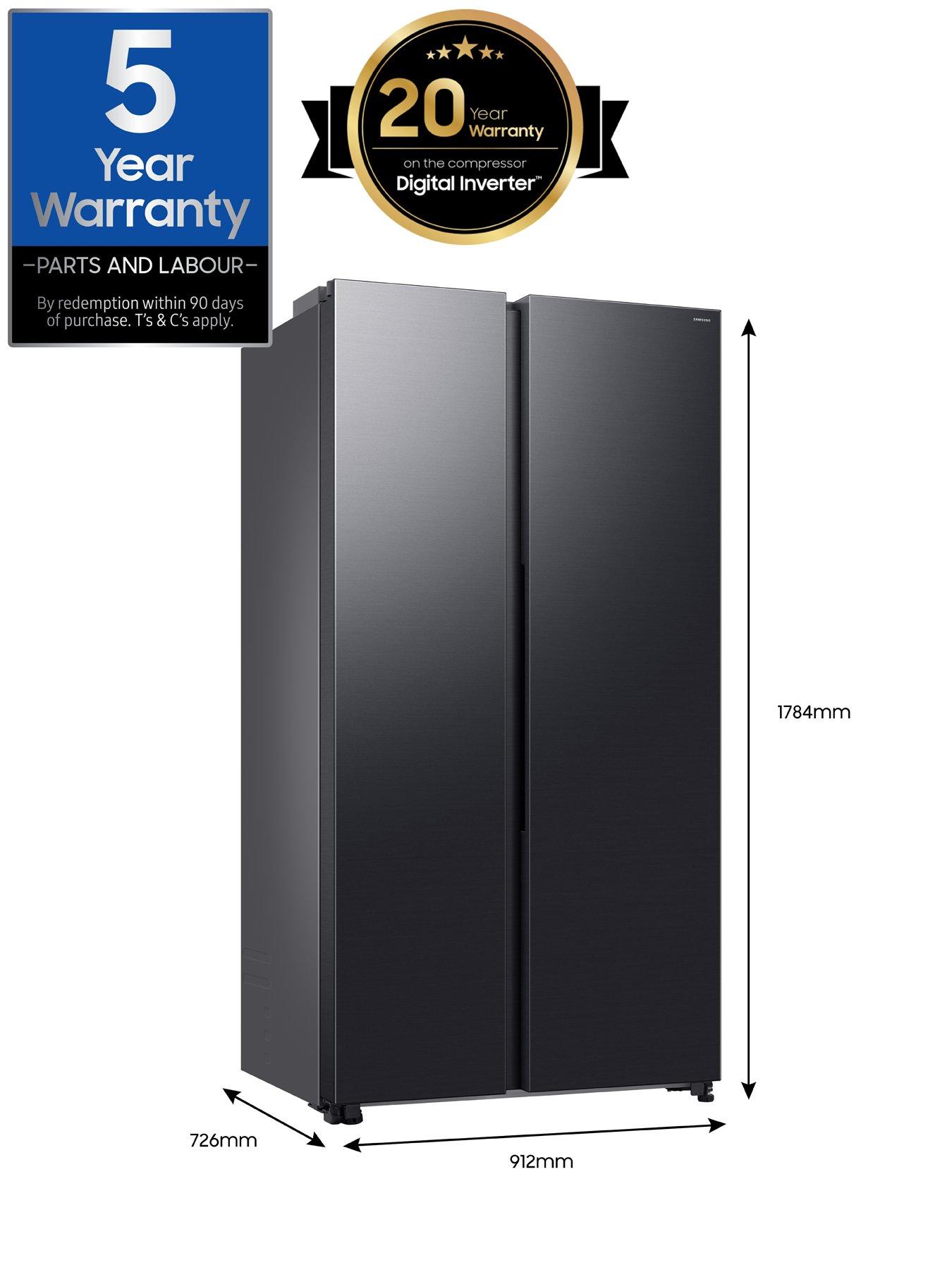 Image 7 of 8 of Samsung Bespoke AI Series 6 SpaceMax&trade; RS70F65QEFEU 659L Smart American Fridge Freezer -&nbsp;Black
