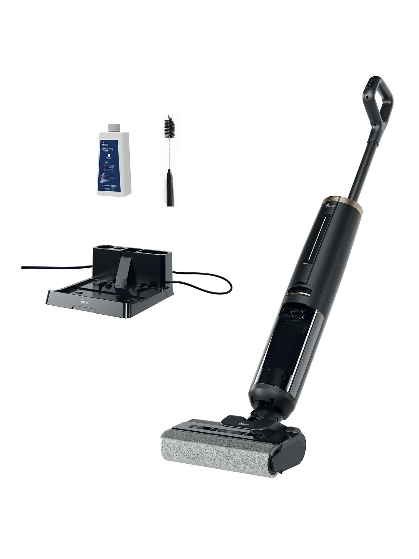 undefined Turbo Clean Wet & Dry Cordless Hard Floor Washer  &  Vacuum with Anti Hair Wrap, Double Edge Cleaning and Hot Air Drying HW3 Plus