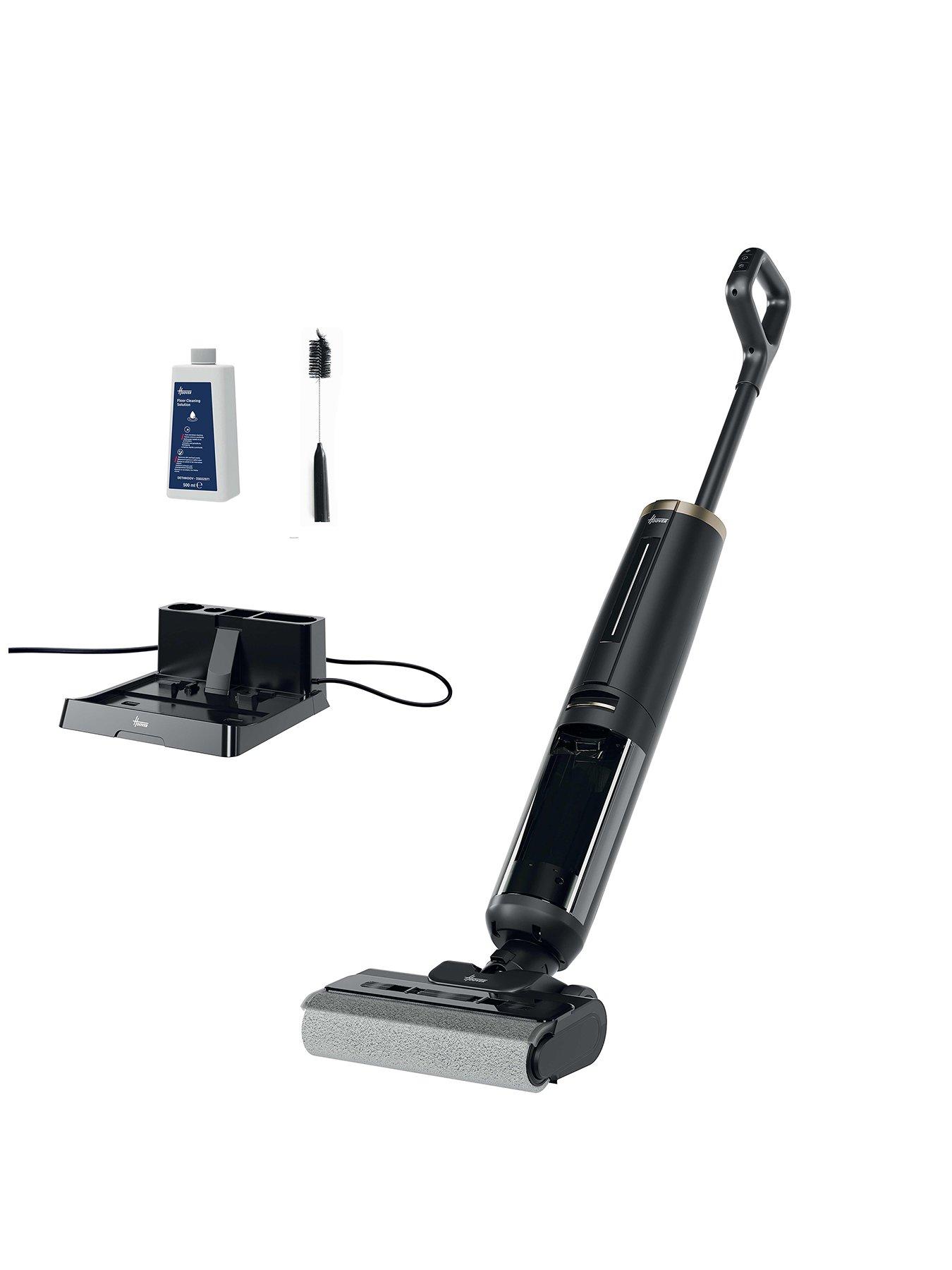 Hoover Turbo Clean Wet & Dry Cordless Hard Floor Washer  &  Vacuum with Anti Hair Wrap, Double Edge Cleaning and Hot Air Drying HW3 Plus