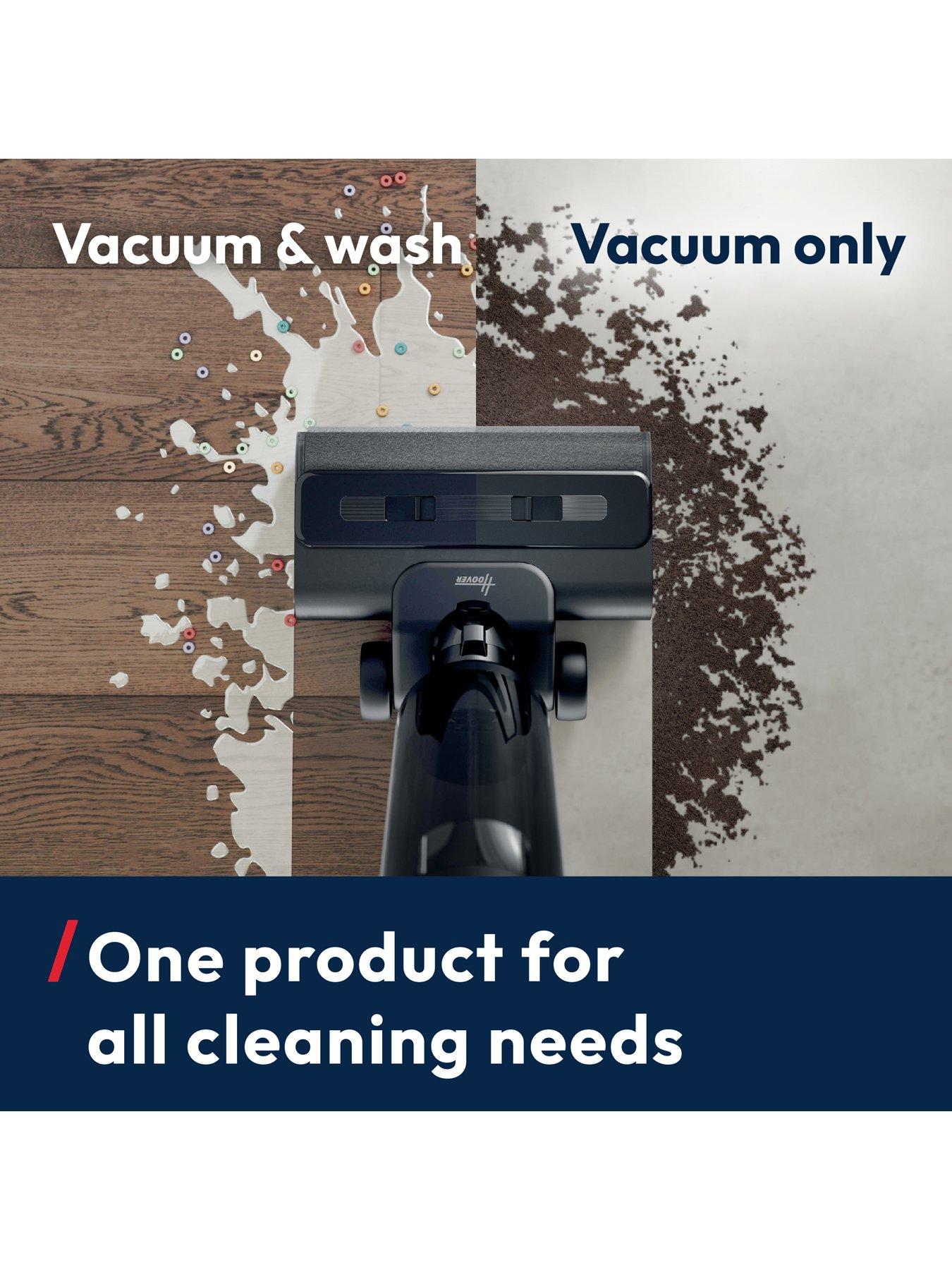 Image 2 of 8 of Hoover Turbo Clean Wet&amp;Dry Cordless Hard Floor Washer &amp; Vacuum with Anti Hair Wrap, Double Edge Cleaning and Hot Air Drying HW3 Plus