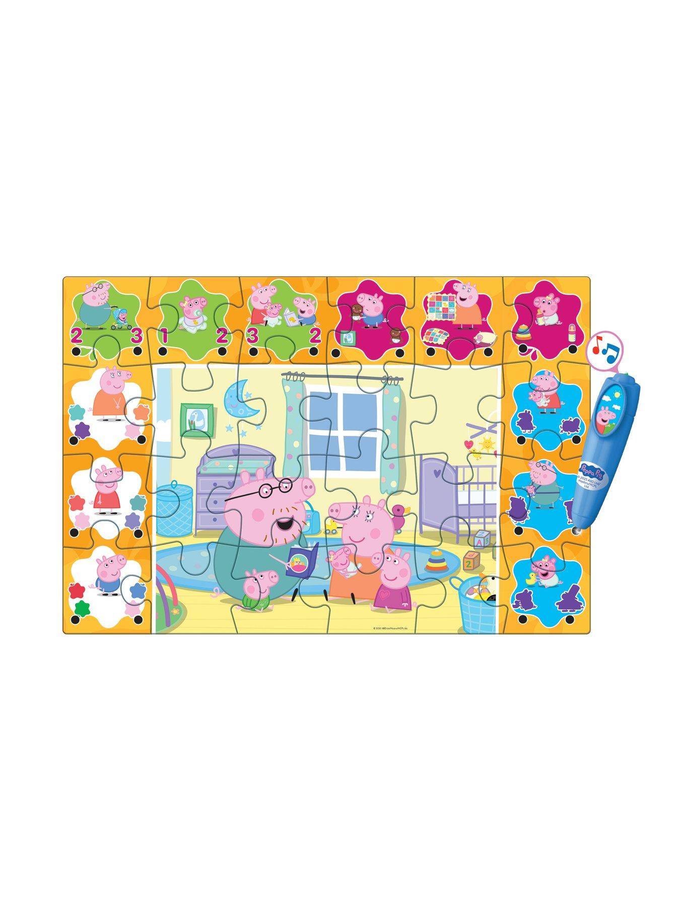 Image 2 of 2 of Clementoni Interactive Floor Puzzle - Peppa Pig