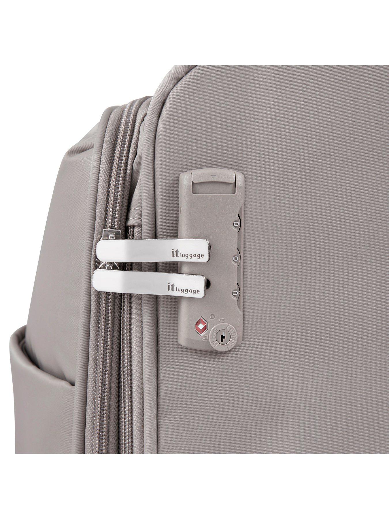 Image 4 of 6 of it Luggage Lustrous Luxe Moon Rock 3pc Suitcase Set