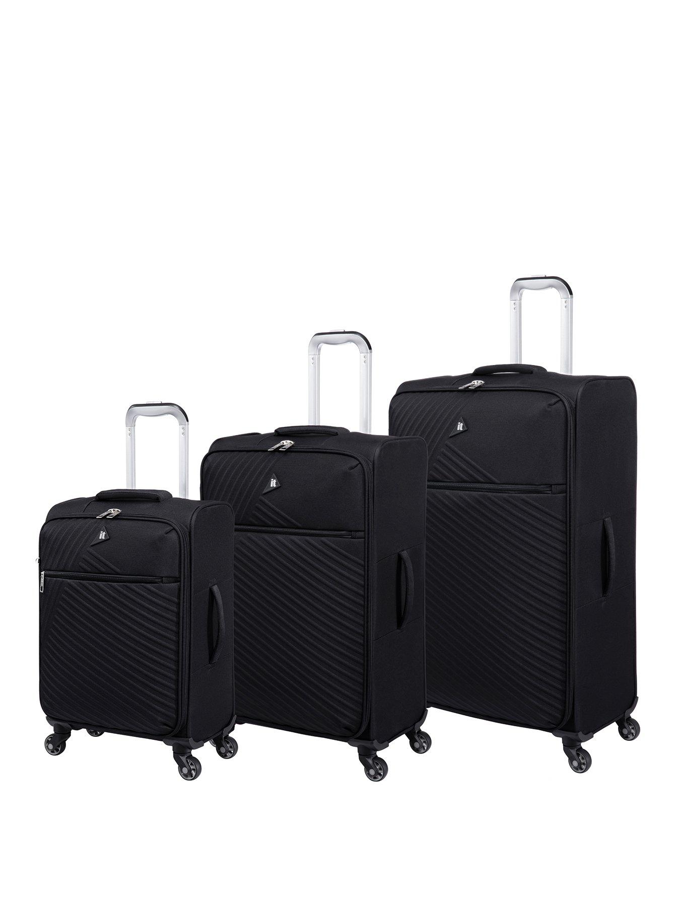 undefined Decisive Black 3pc Suitcase Set
