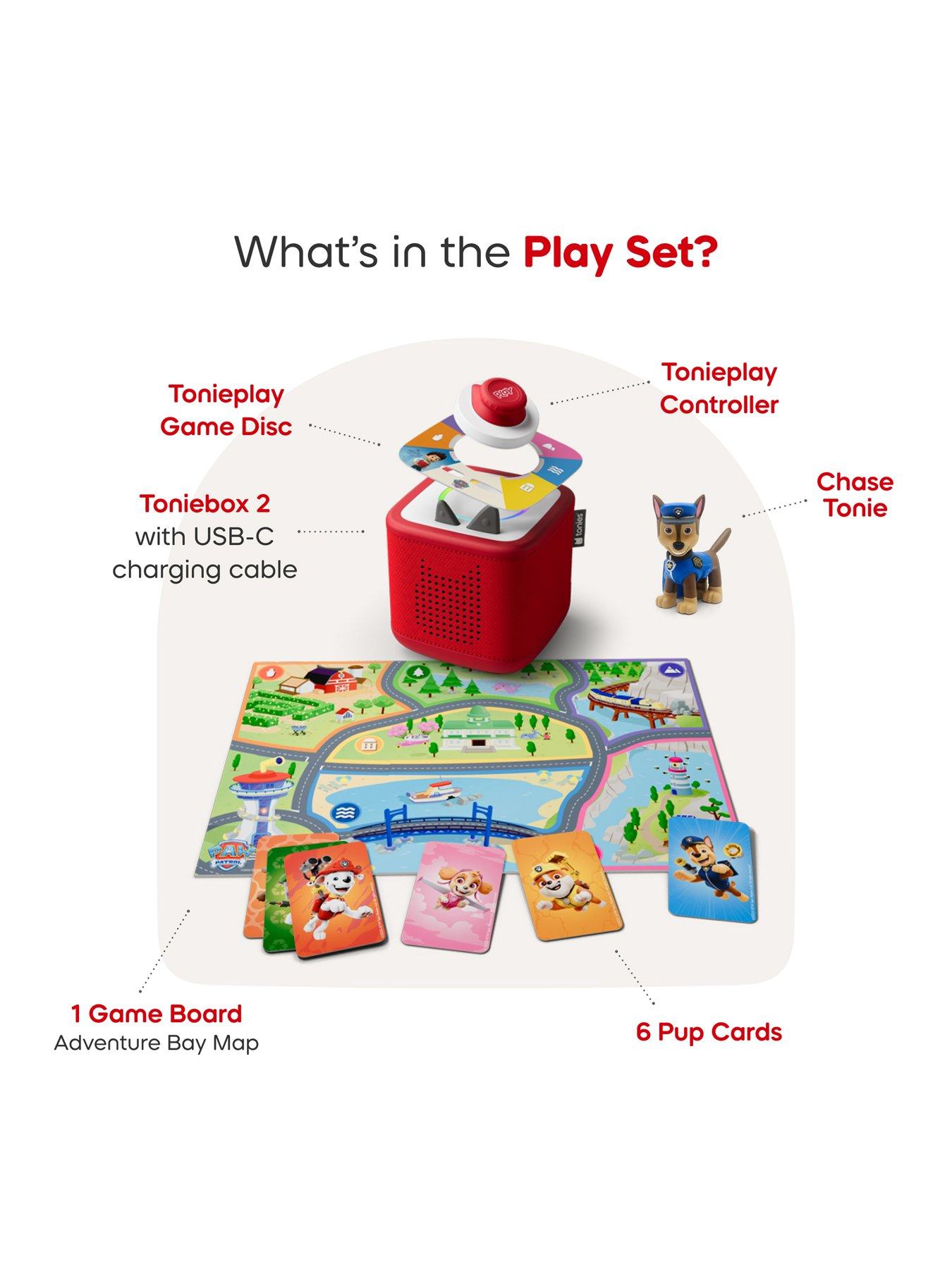 Image 3 of 7 of Tonies Toniebox 2 Sunset Red Play Set Paw Patrol Chase UK