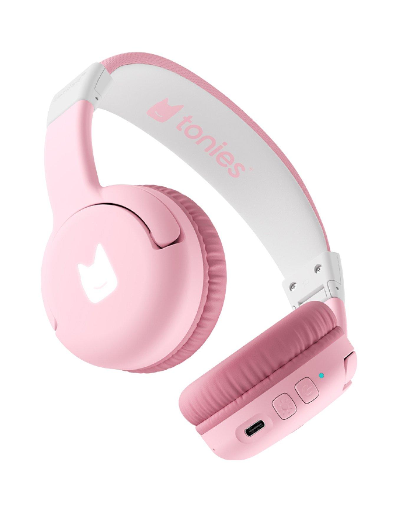 front image of tonies-bluetooth-headphones-cloud-pink