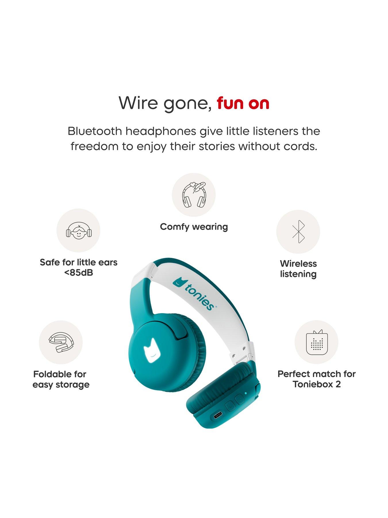  image of tonies-bluetooth-headphones-tropical-teal