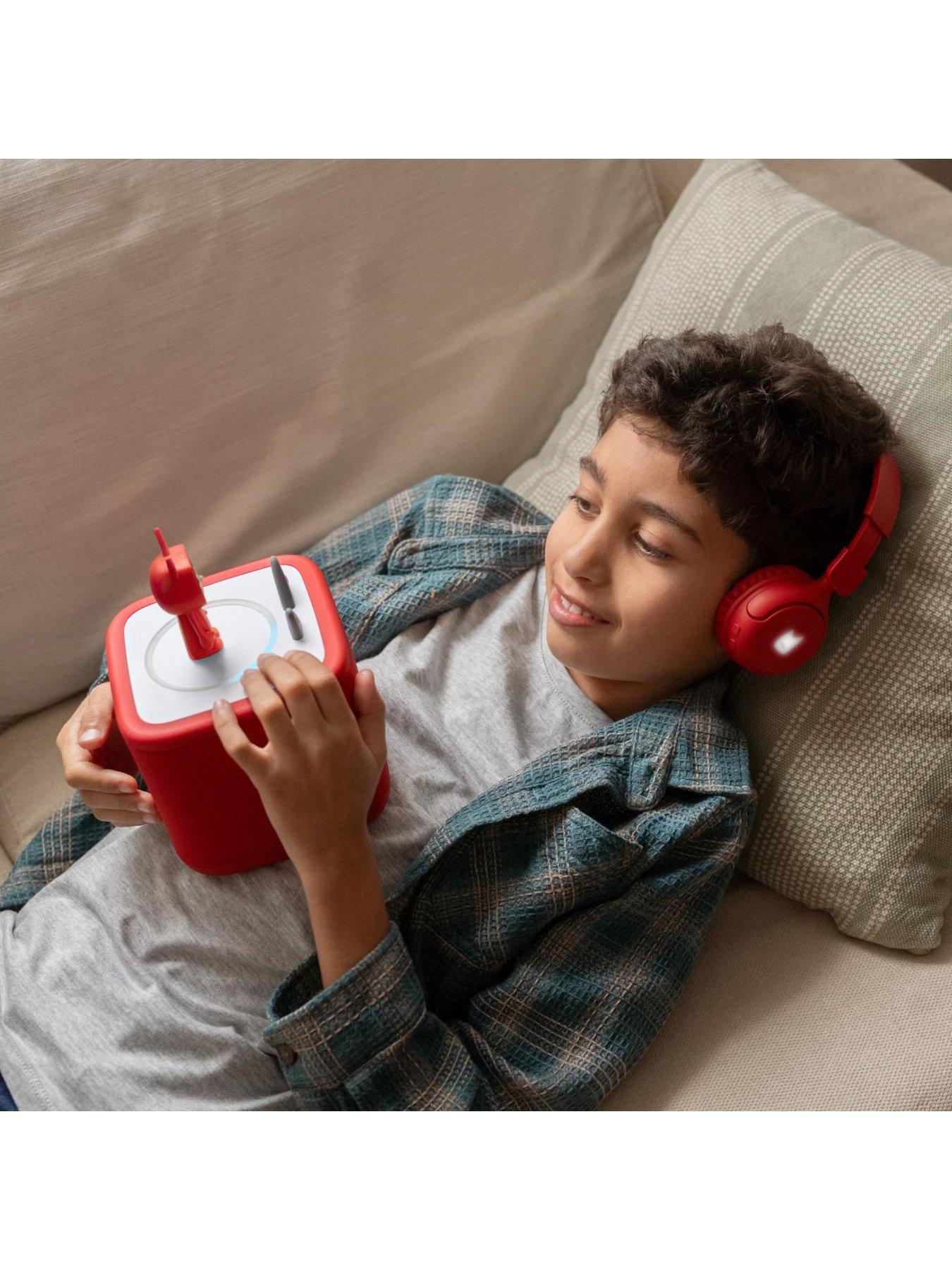  image of tonies-bluetooth-headphones-sunset-red