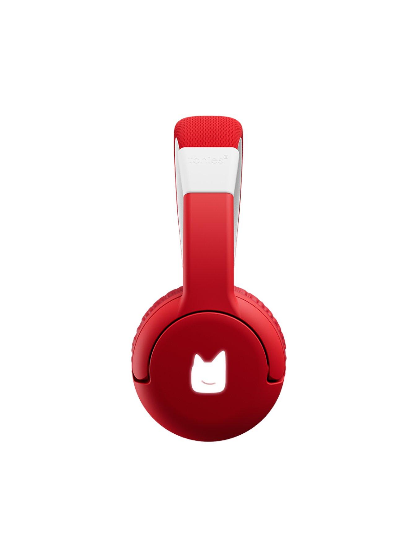  image of tonies-bluetooth-headphones-sunset-red