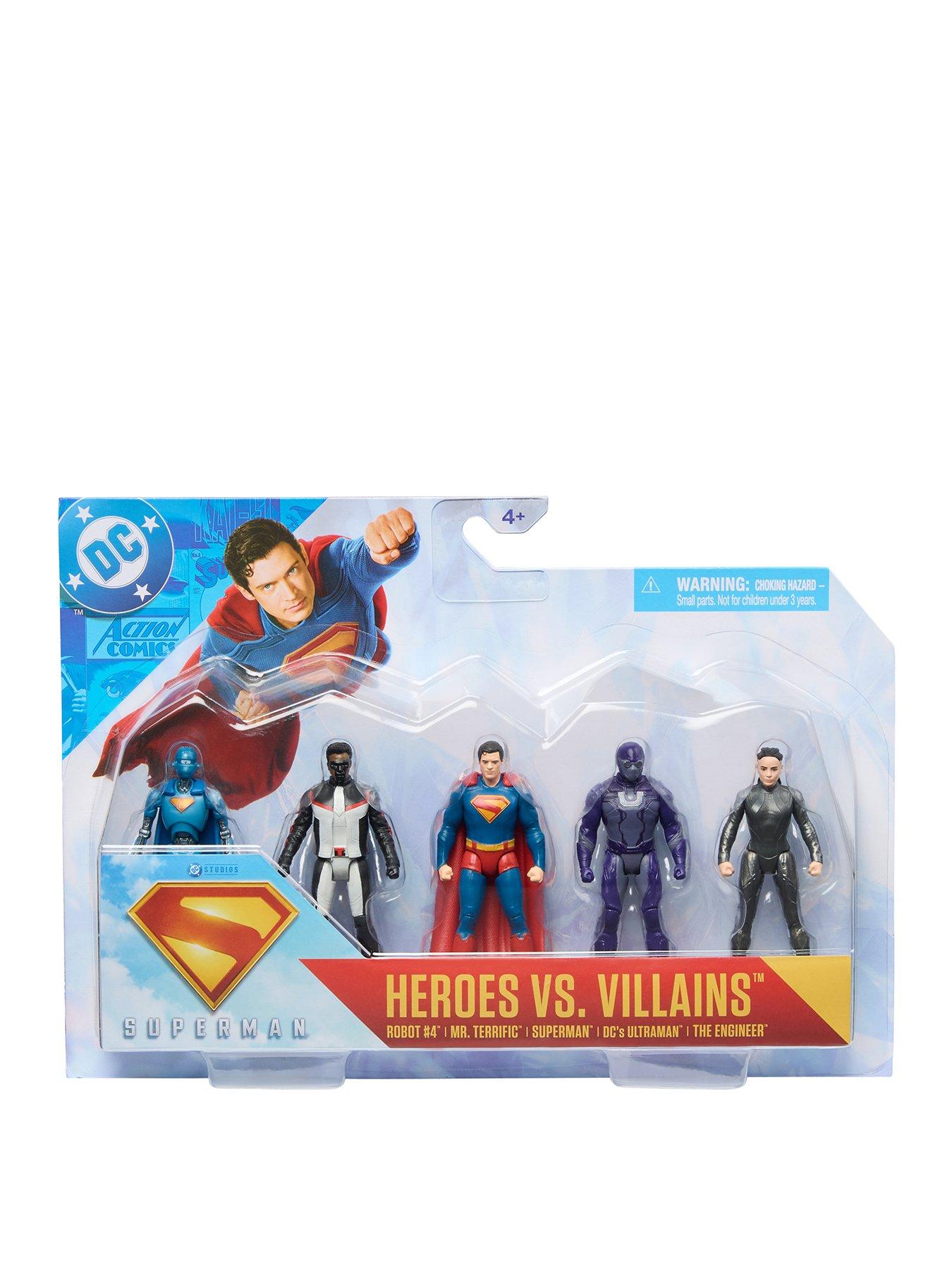 Superman 3" Battle 5 Pack