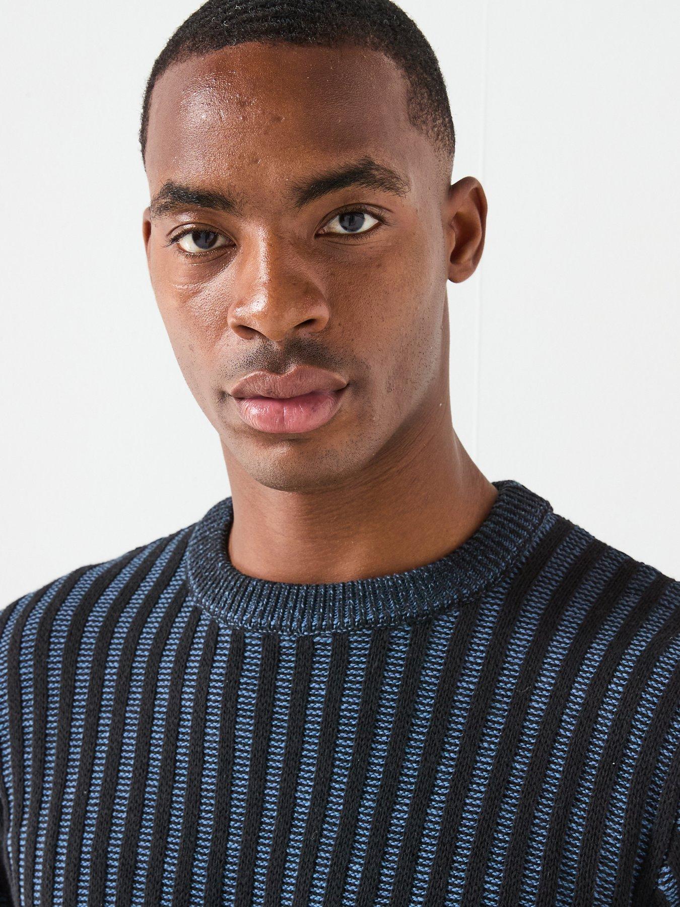 Image 4 of 6 of ONLY & SONS Brant Crew Knitted Jumper - Indigo