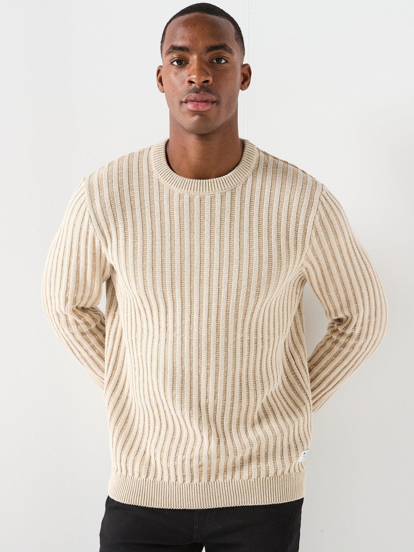 only-sons-brant-crew-knitted-jumper-beige