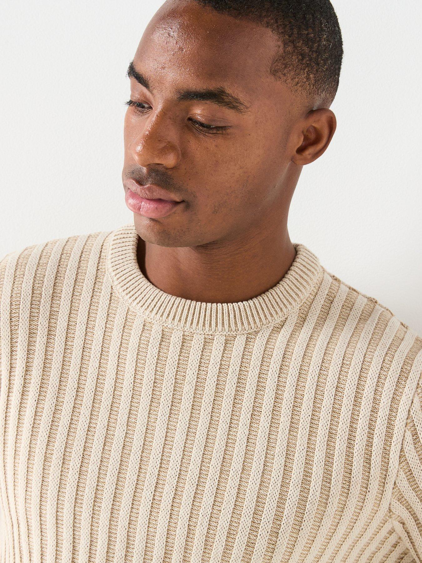 Image 4 of 6 of ONLY & SONS Brant Crew Knitted Jumper - Beige