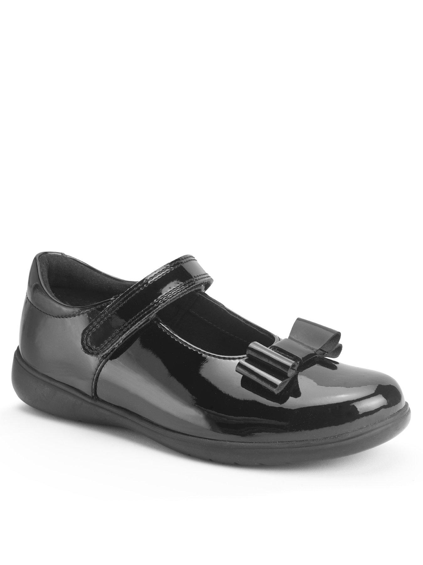 start-rite-bella-girls-black-patent-mary-jane-bow-rip-tape-school-shoes