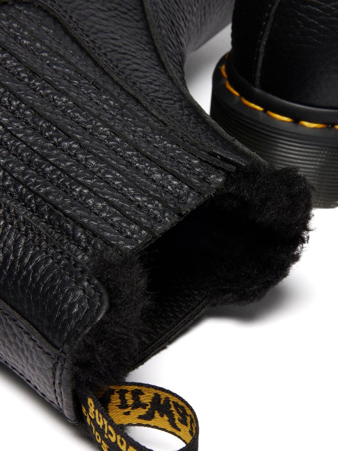 Image 6 of 7 of Dr Martens 2976 Leonore II Chelsea Boot Milled Nappa - Black