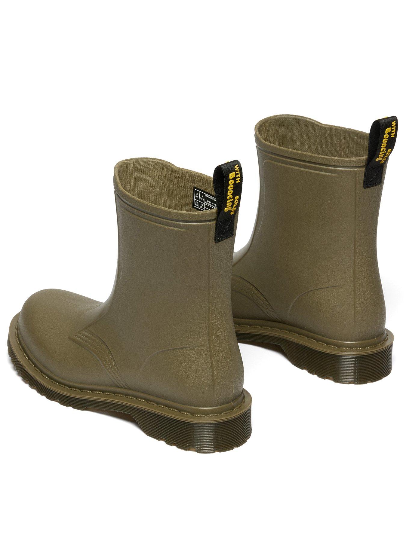  image of dr-martens-1460-rain-boot-olive-green