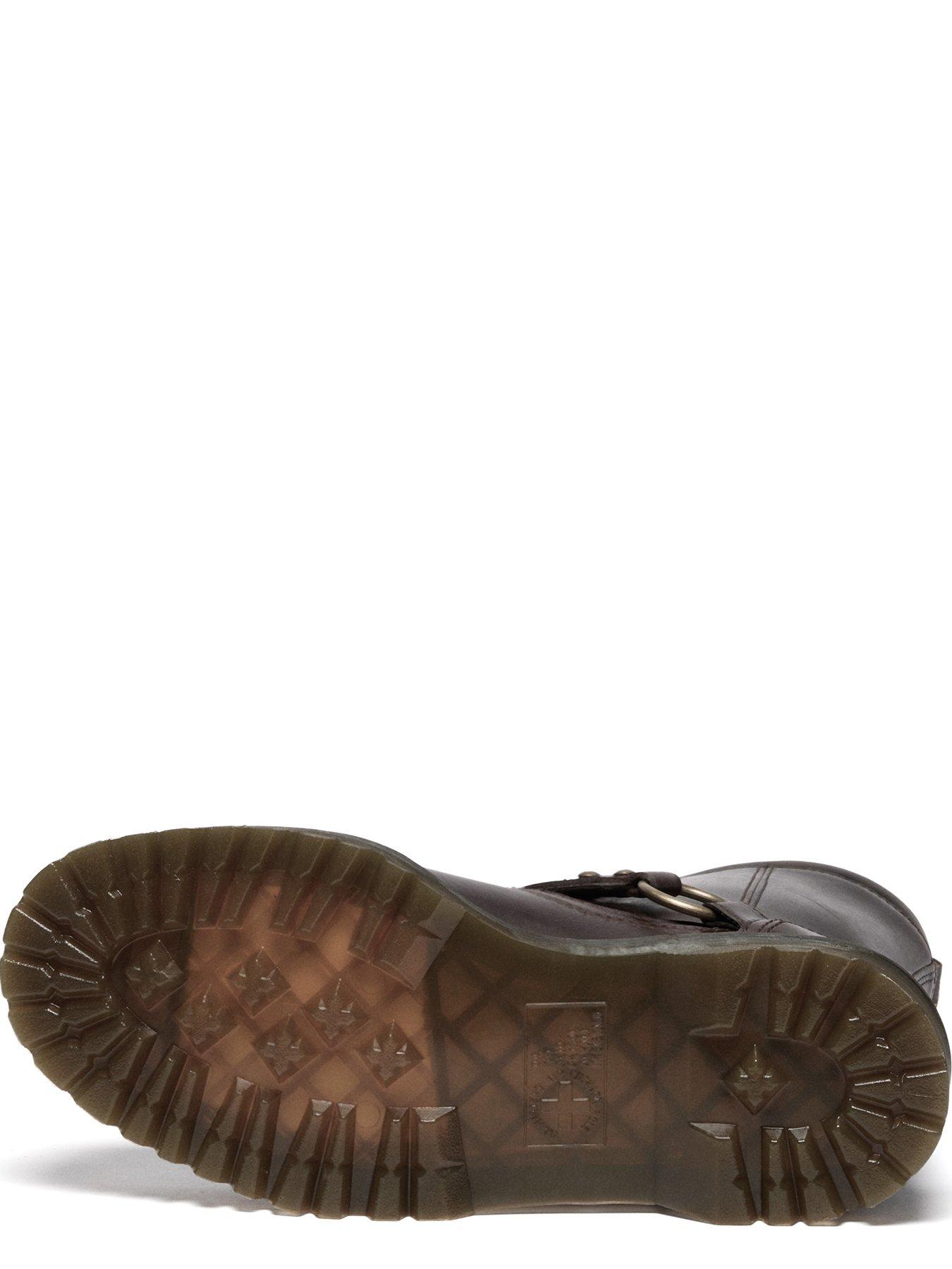  image of dr-martens-anistone-harness-ankle-boot-crazy-horse-dark-brown