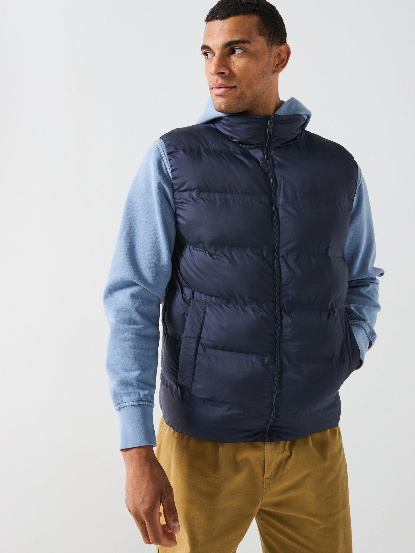  image of only-sons-union-padded-gilet-navy