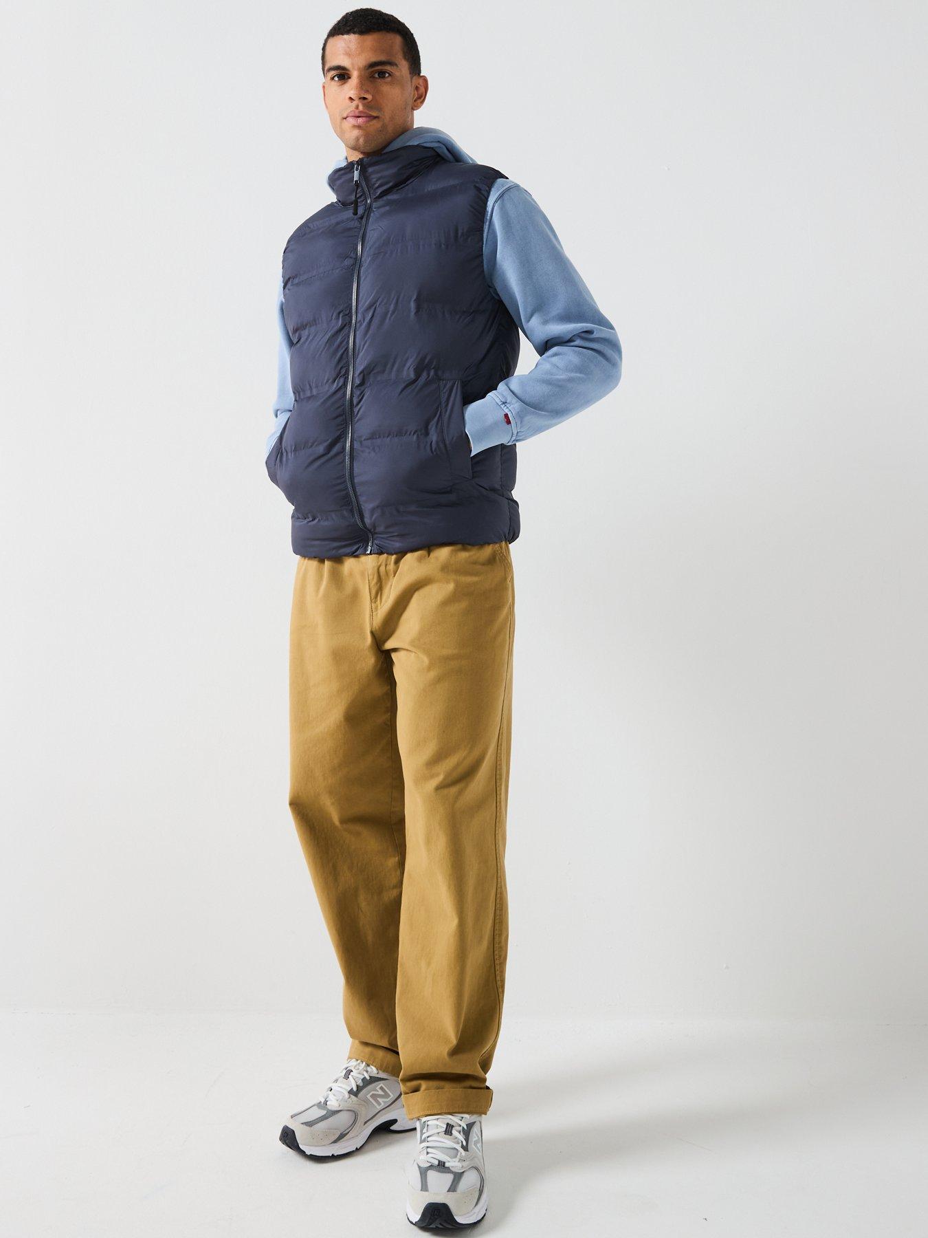  image of only-sons-union-padded-gilet-navy