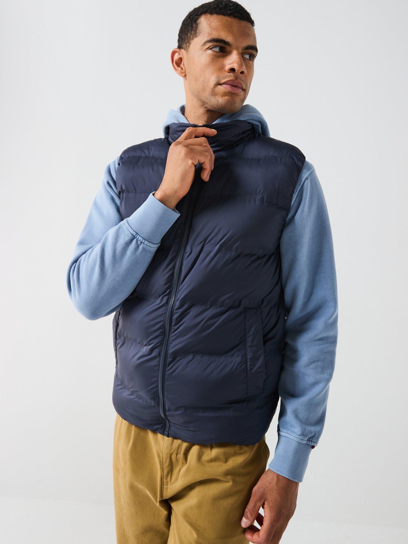  image of only-sons-union-padded-gilet-navy