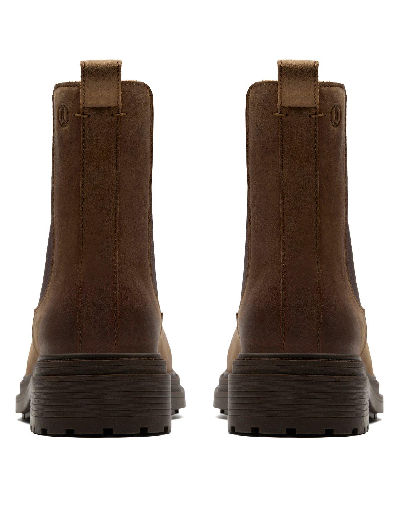 Image 3 of 6 of Clarks Orinoco3 Top Leather Boots - Brown