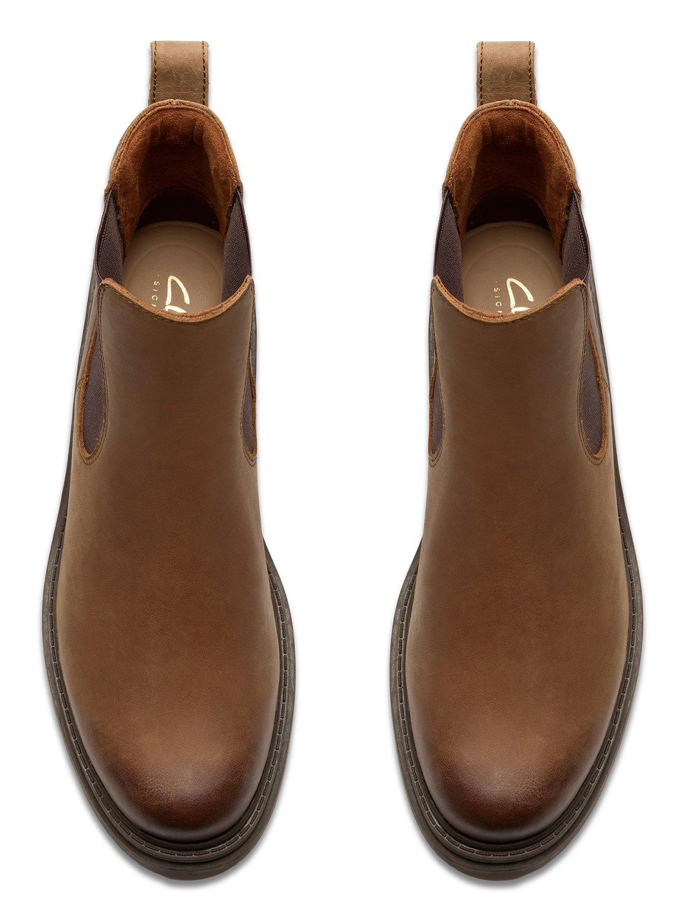 Image 4 of 6 of Clarks Orinoco3 Top Leather Boots - Brown