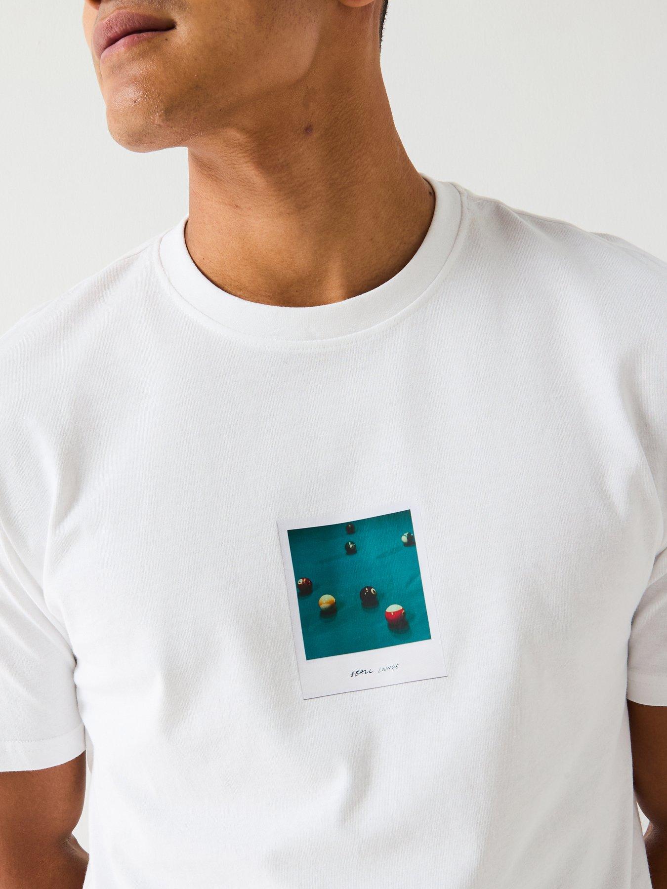  image of only-sons-pool-photo-short-sleeve-t-shirt-white