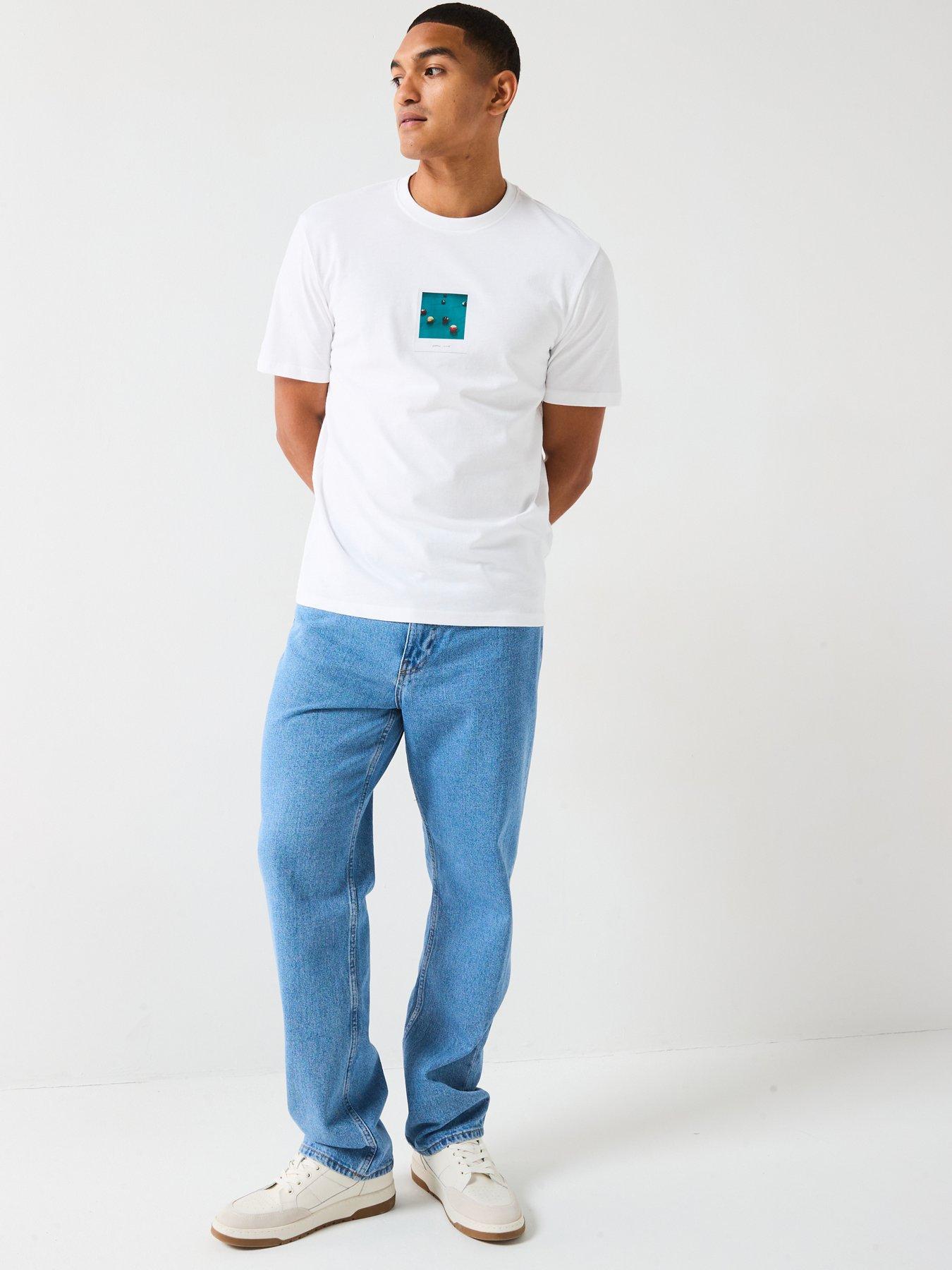  image of only-sons-pool-photo-short-sleeve-t-shirt-white