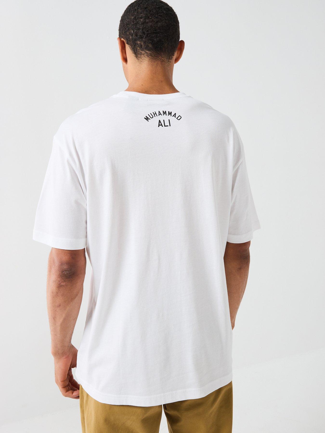  image of only-sons-muhammad-ali-graphic-short-sleeve-t-shirt-white