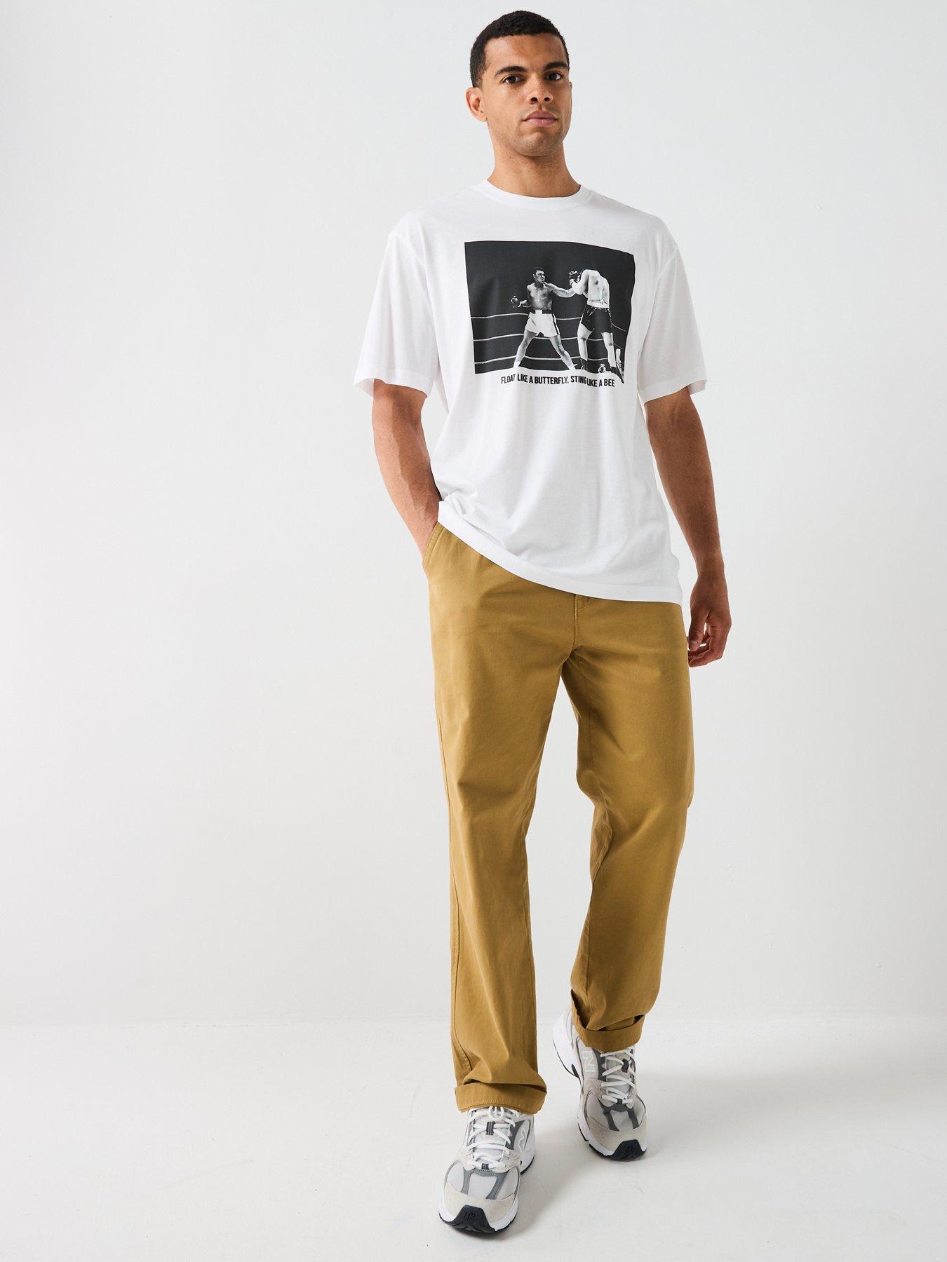  image of only-sons-muhammad-ali-graphic-short-sleeve-t-shirt-white