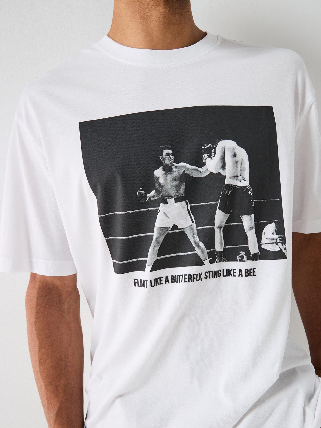  image of only-sons-muhammad-ali-graphic-short-sleeve-t-shirt-white