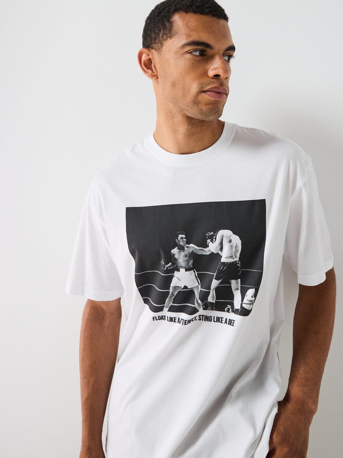  image of only-sons-muhammad-ali-graphic-short-sleeve-t-shirt-white