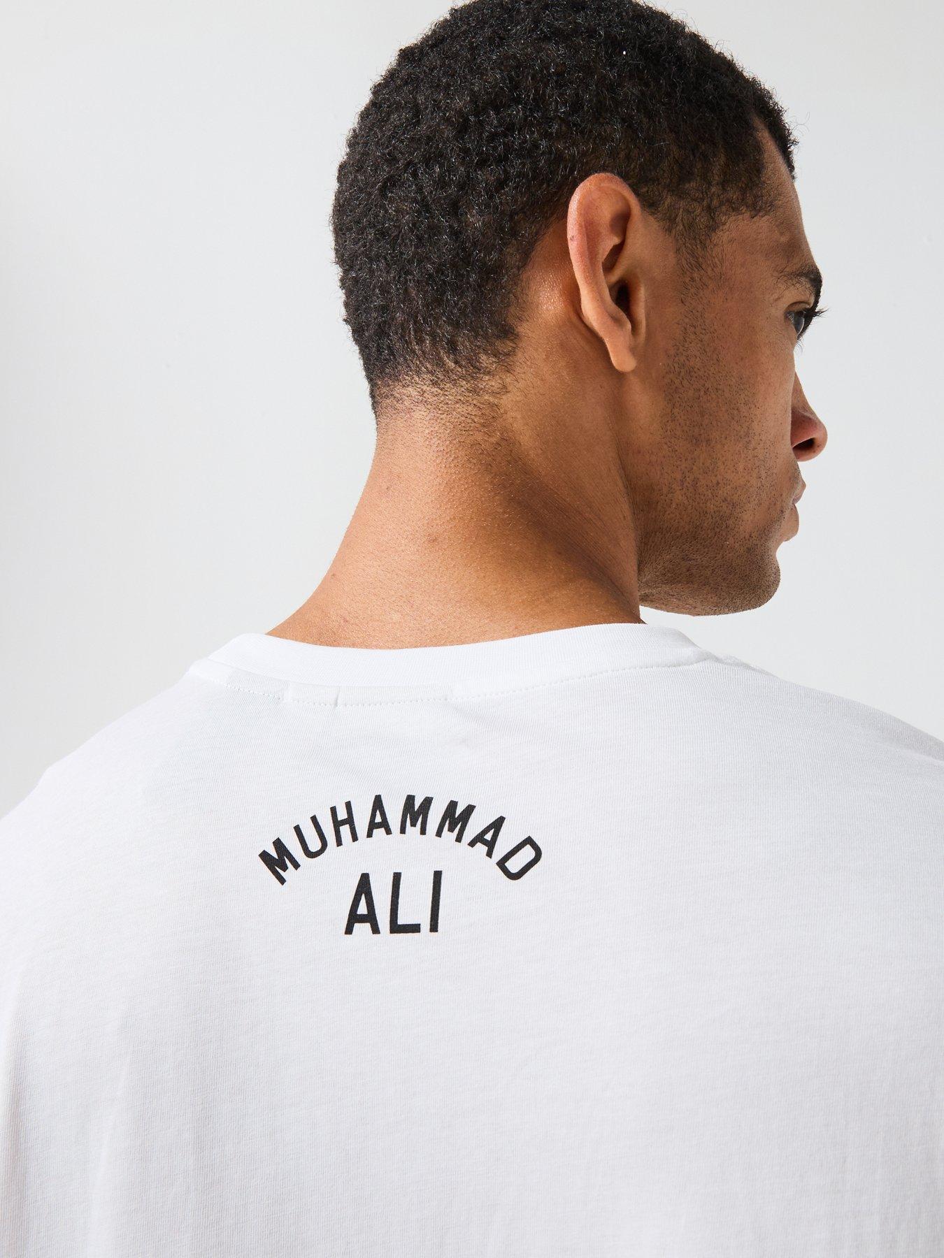  image of only-sons-muhammad-ali-graphic-short-sleeve-t-shirt-white