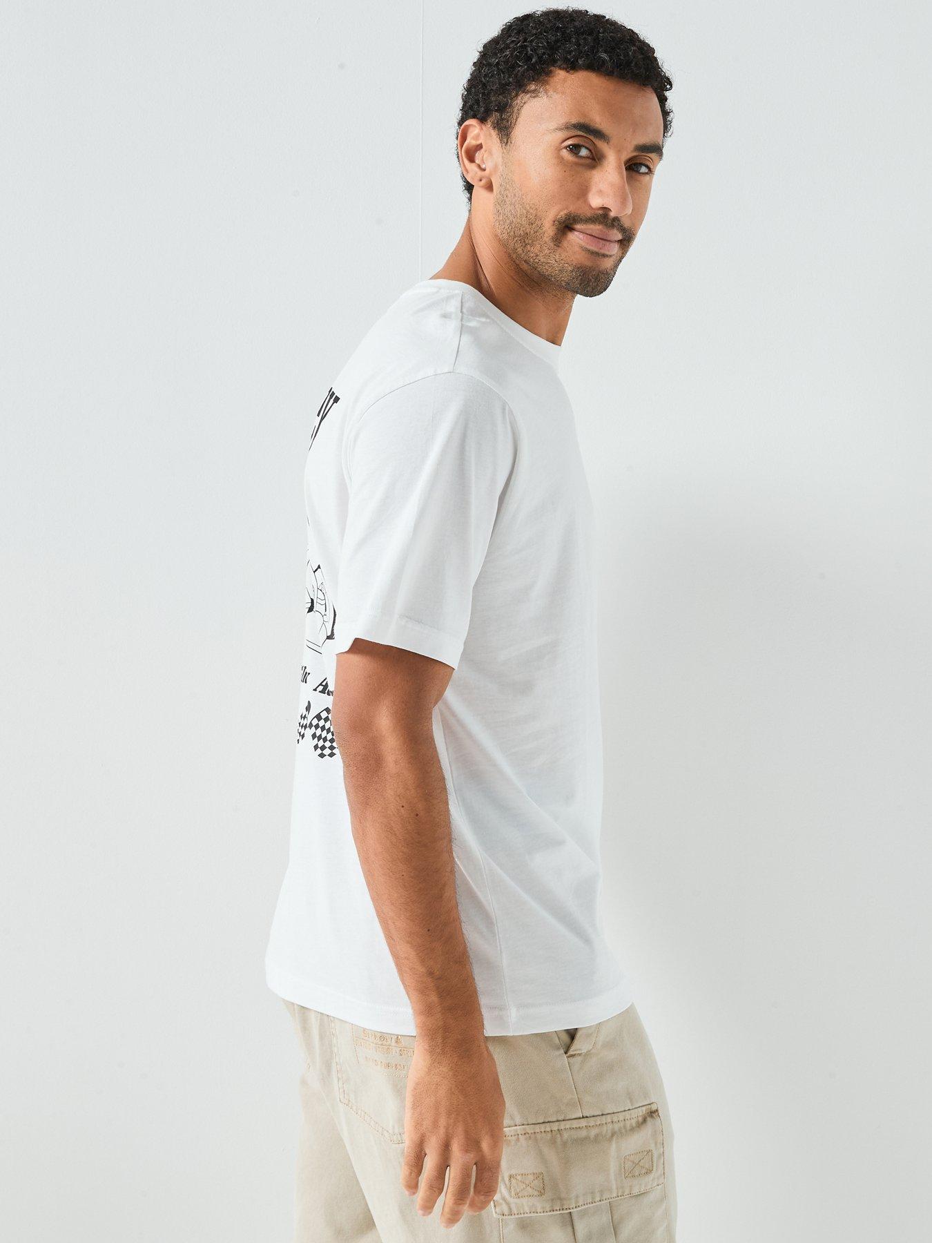  image of only-sons-mickey-mouse-graphic-t-shirt-white