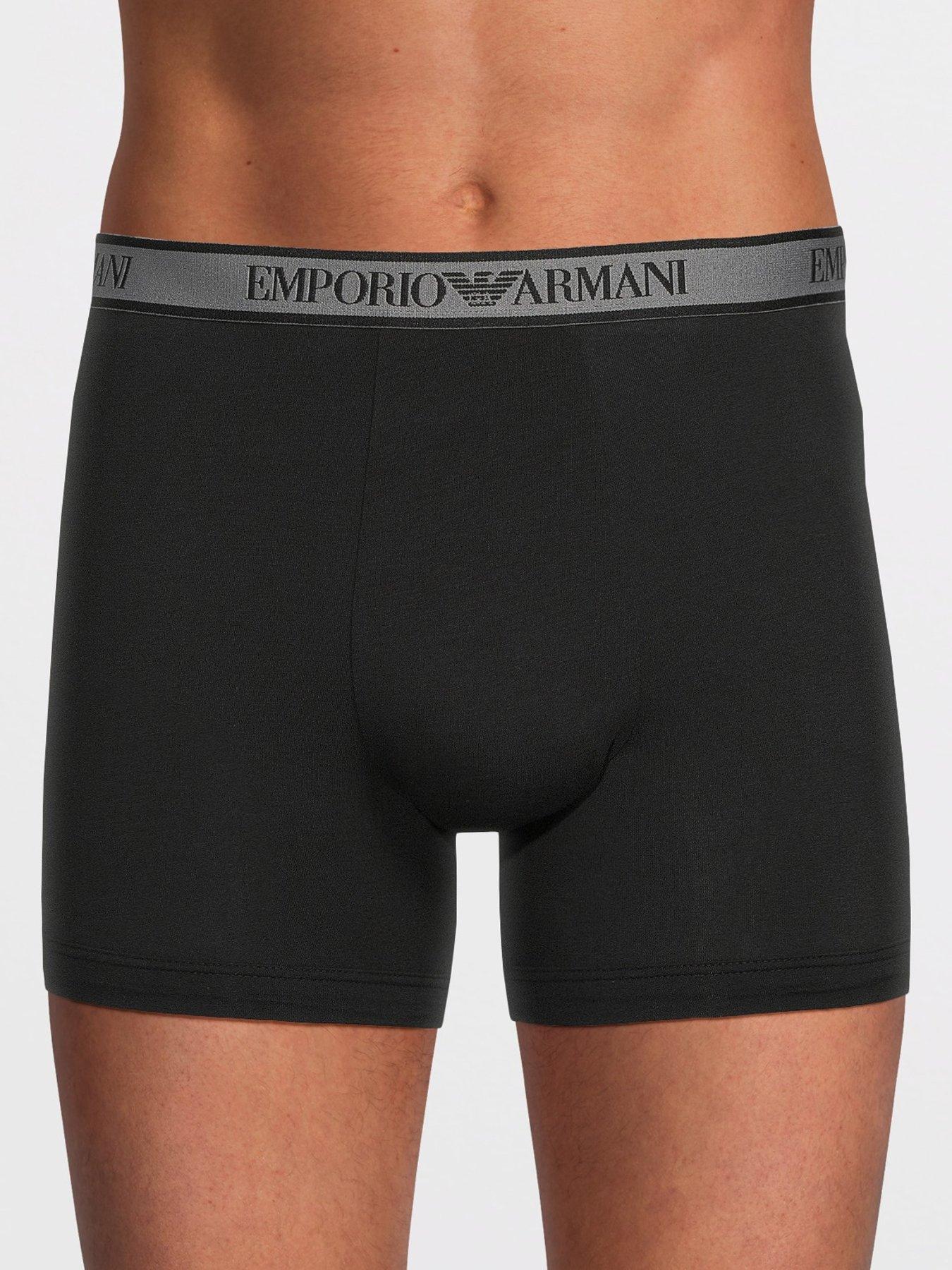  image of emporio-armani-bodywear-3-pack-boxer-shorts-black