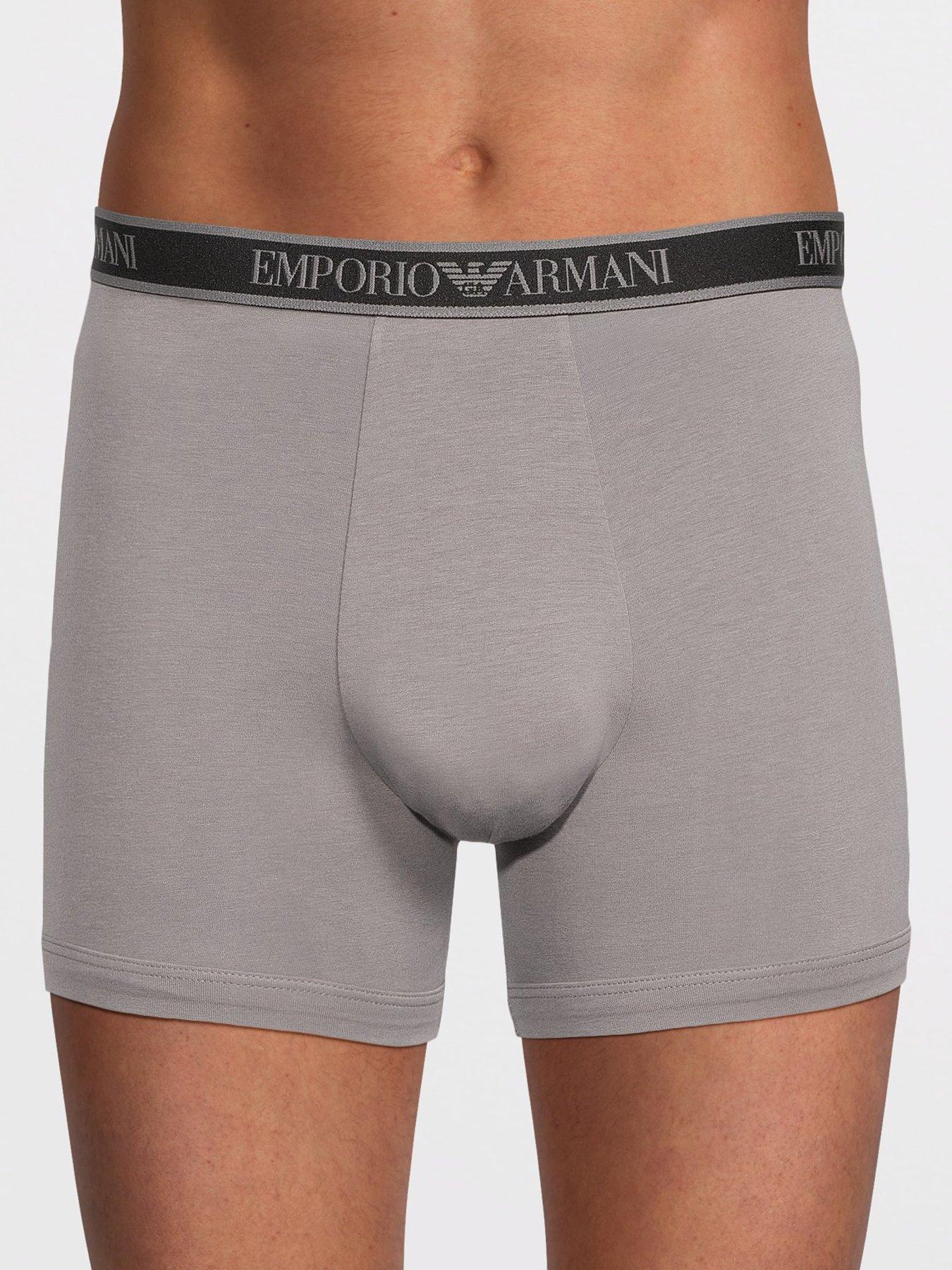Image 2 of 3 of Emporio Armani Bodywear 3 Pack Boxer Shorts - Multi