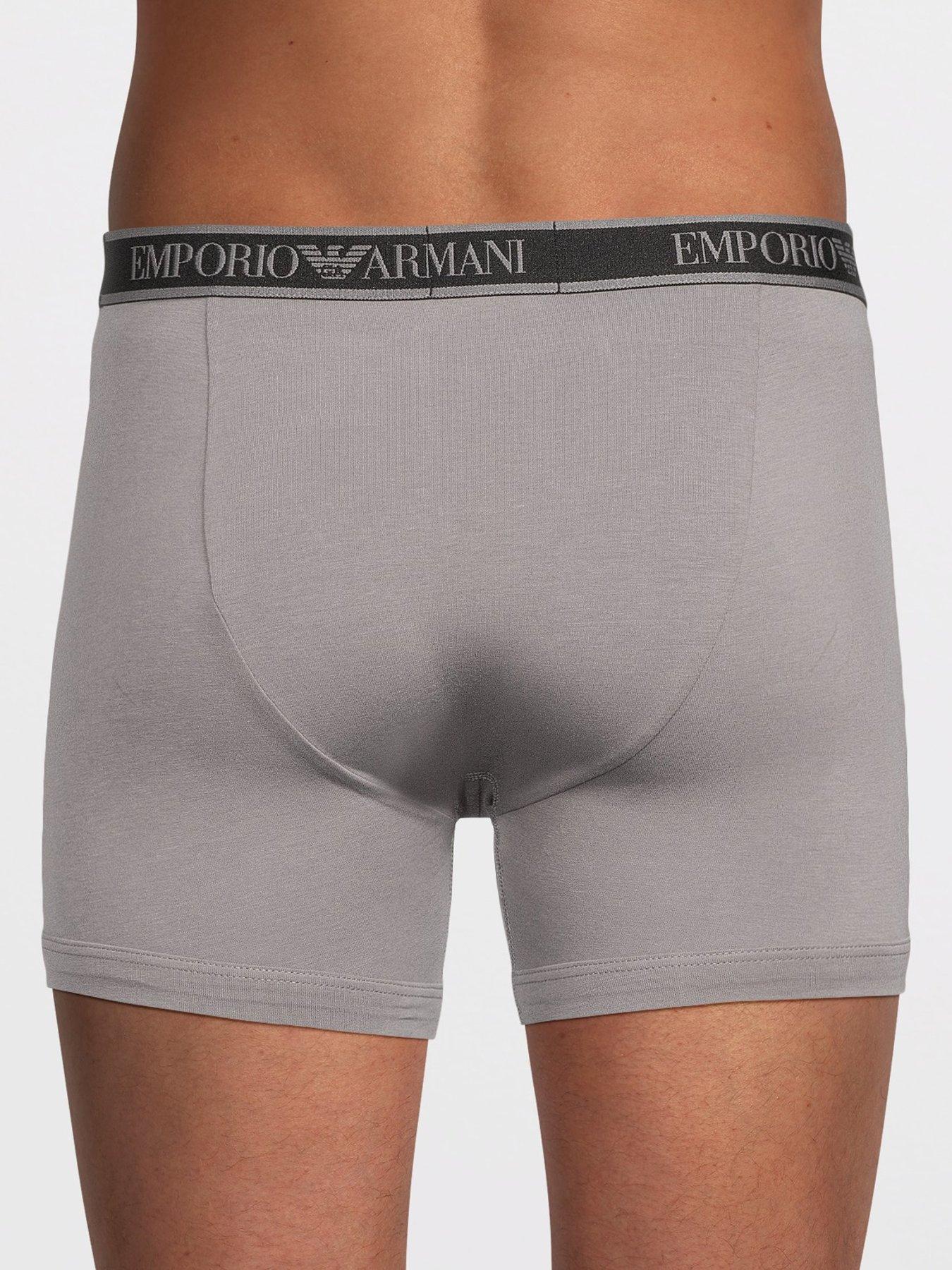 Image 3 of 3 of Emporio Armani Bodywear 3 Pack Boxer Shorts - Multi