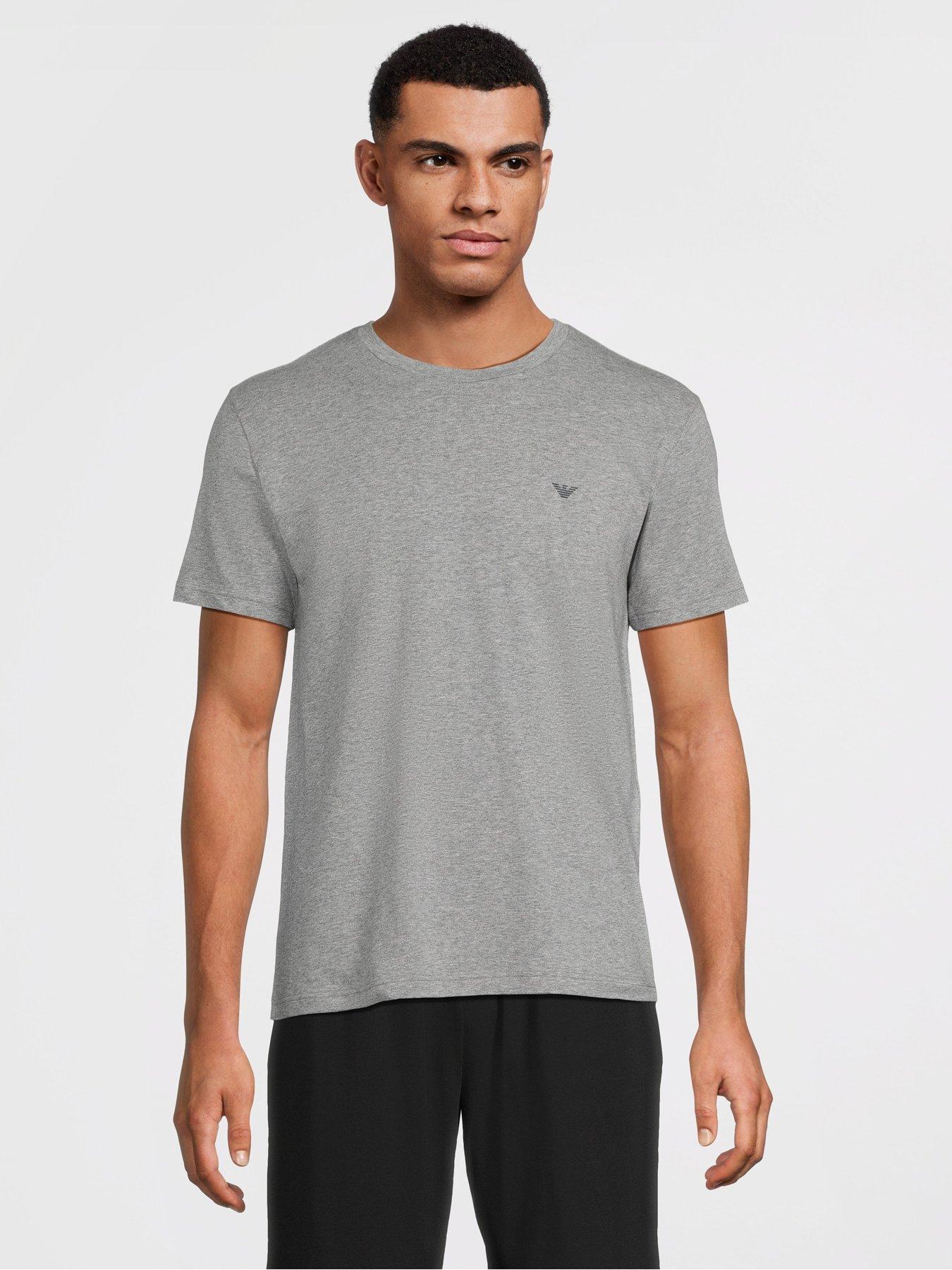 Image 2 of 6 of Emporio Armani Bodywear 2 Pack Endurance Crew Neck T-Shirts - Multi