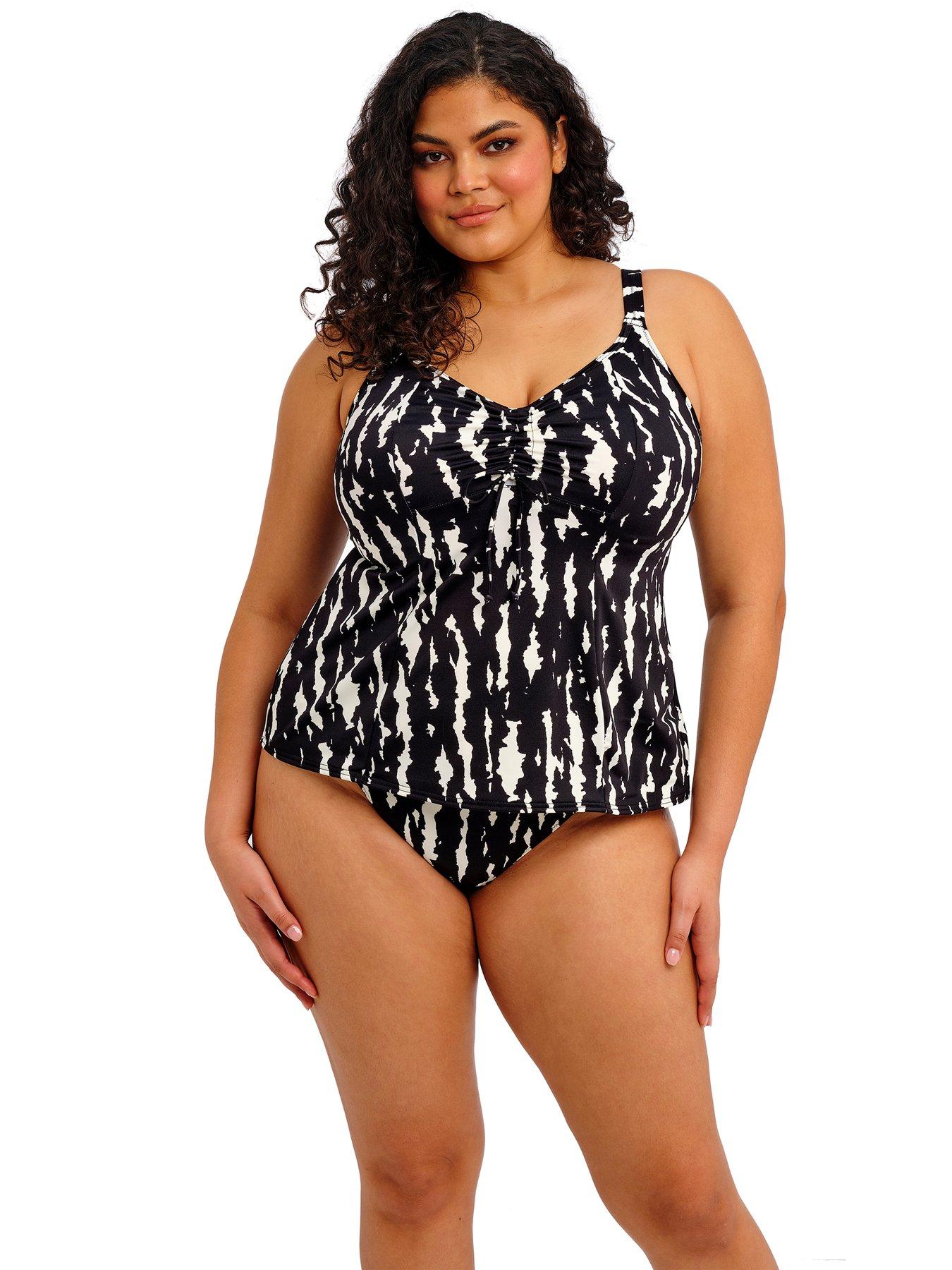 Image 3 of 3 of Elomi Echo Shell Non Wired Moulded Tankini Top - Black