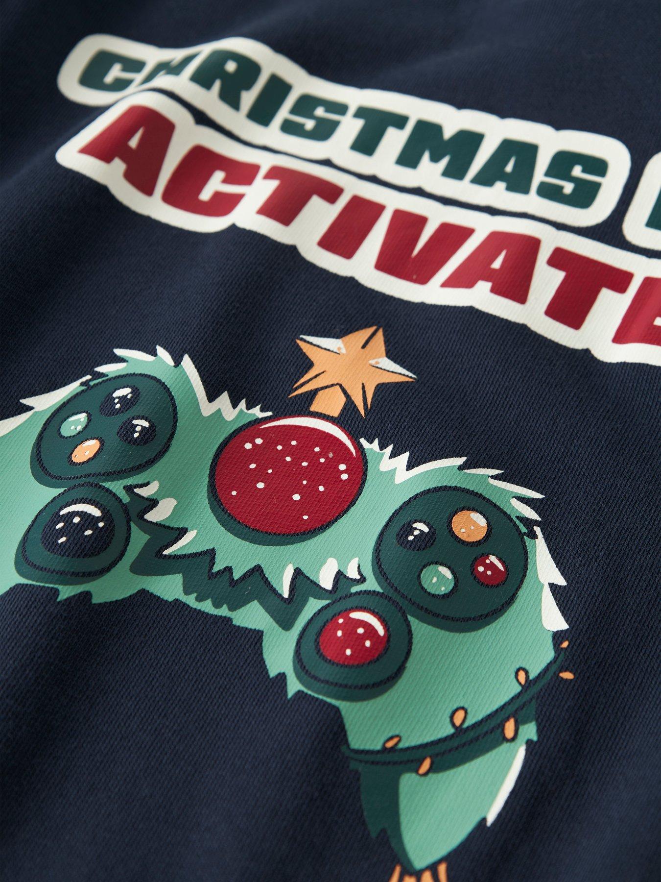  image of name-it-boys-gaming-christmas-sweat-navy