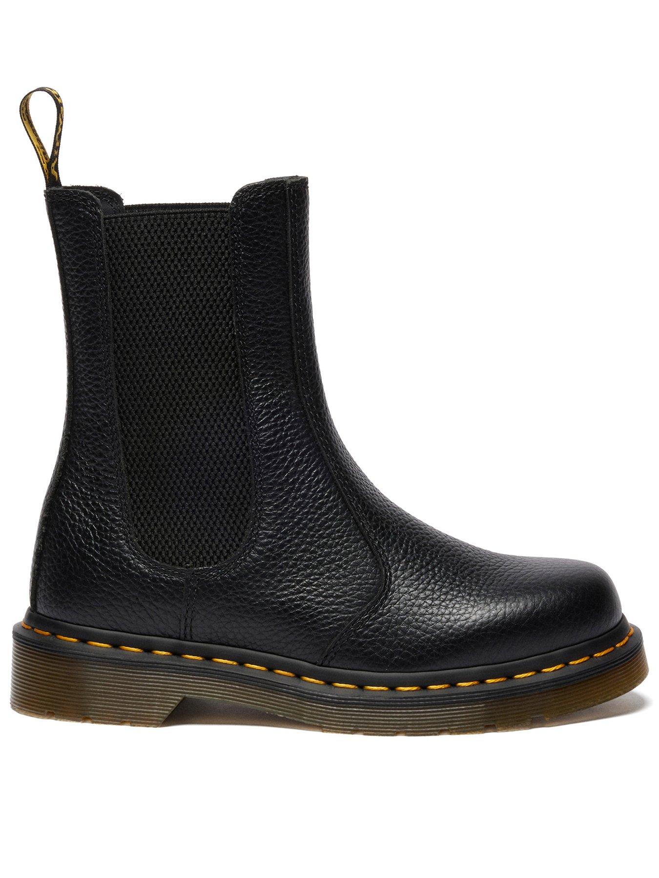  image of dr-martens-2976-hi-chelsea-boot-milled-nappa-black