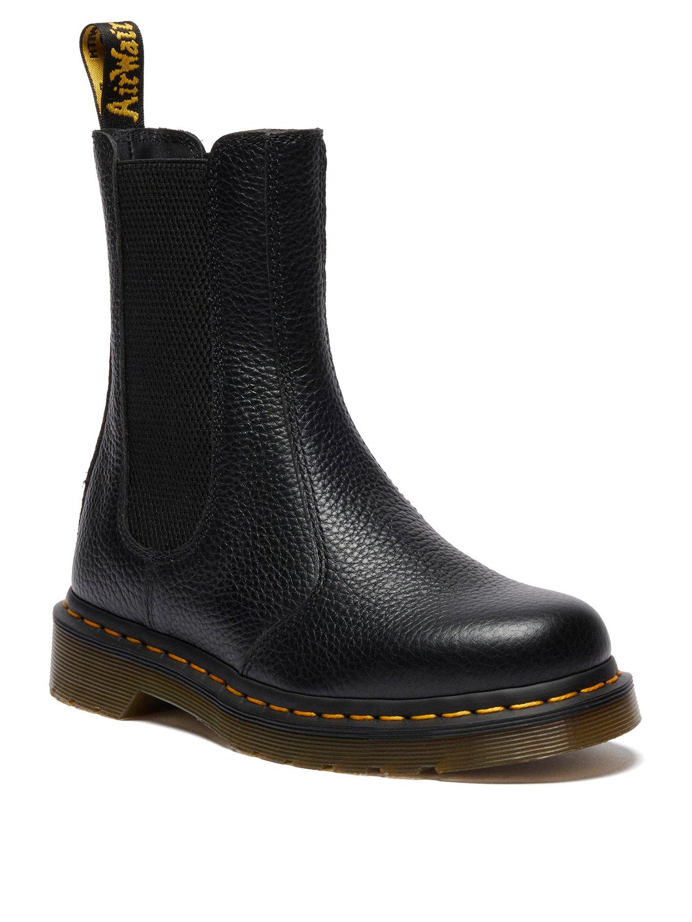  image of dr-martens-2976-hi-chelsea-boot-milled-nappa-black