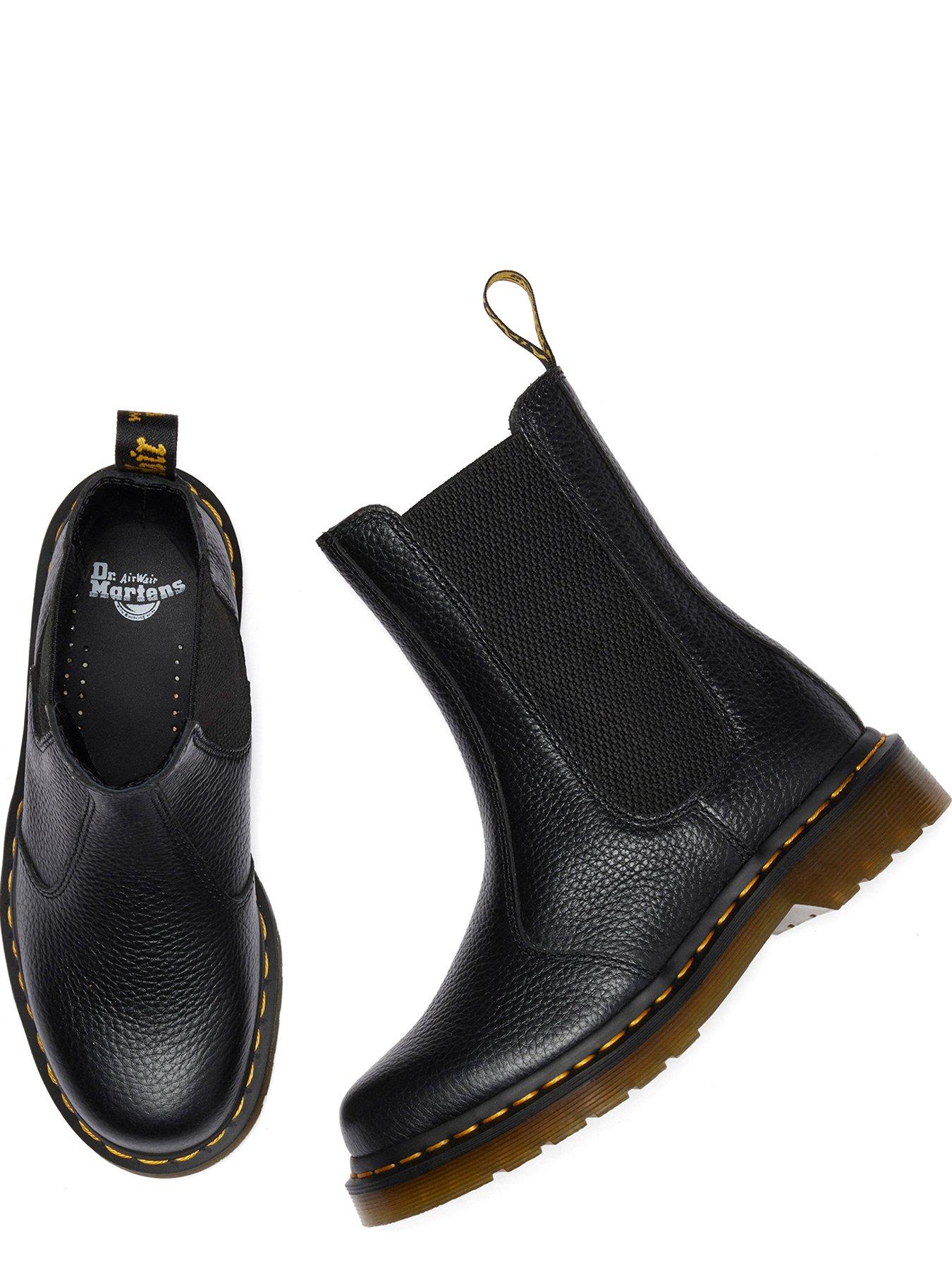  image of dr-martens-2976-hi-chelsea-boot-milled-nappa-black