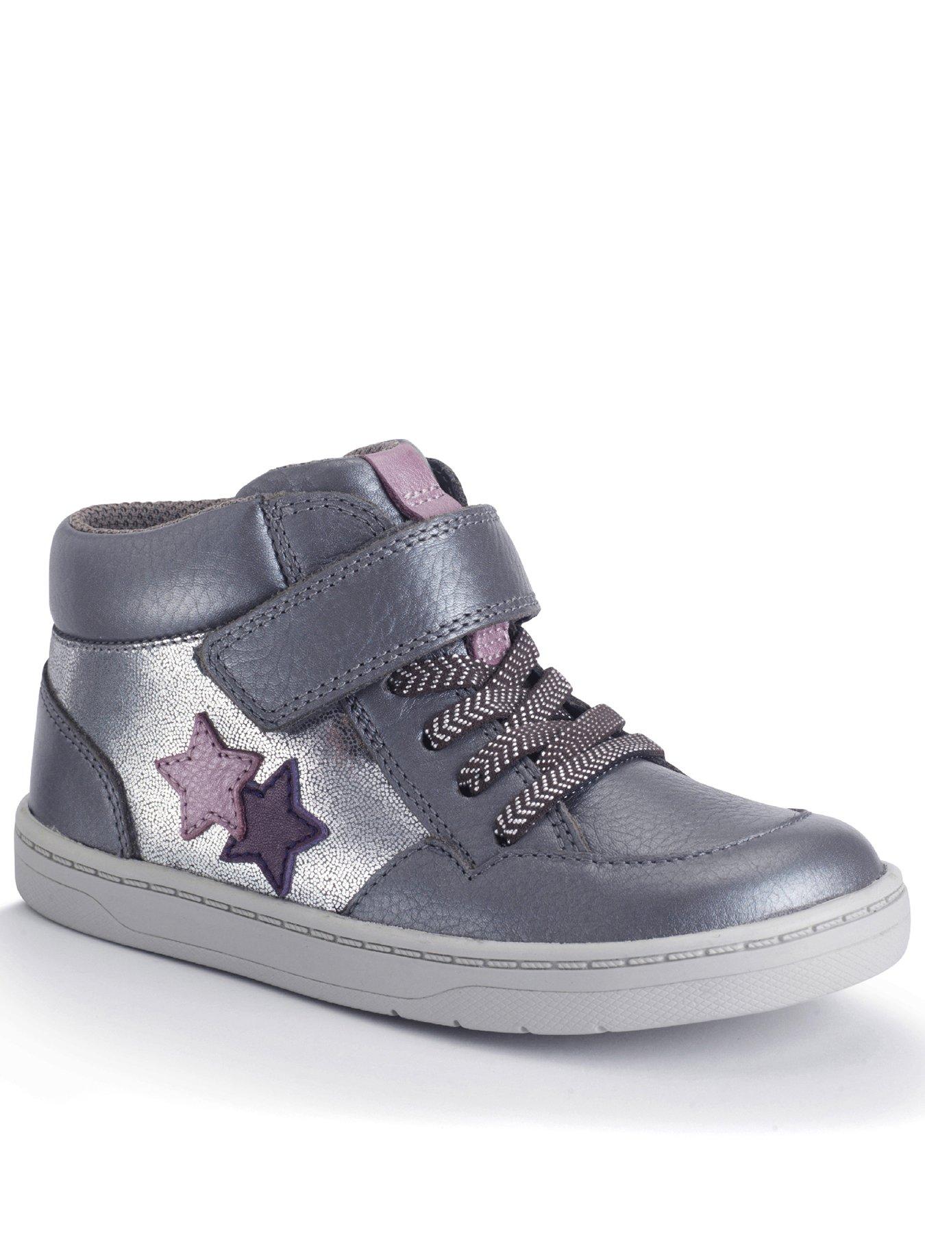 start-rite-orbit-star-slate-grey-pearlised-leather-girls-rip-tape-casual-boots