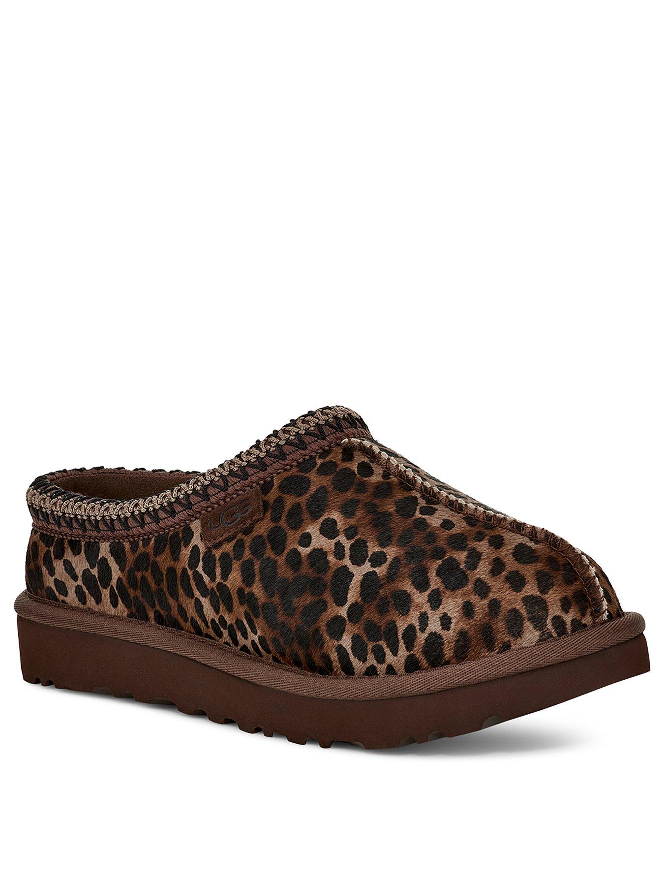  image of ugg-tasman-caspian-slippers-animal-print