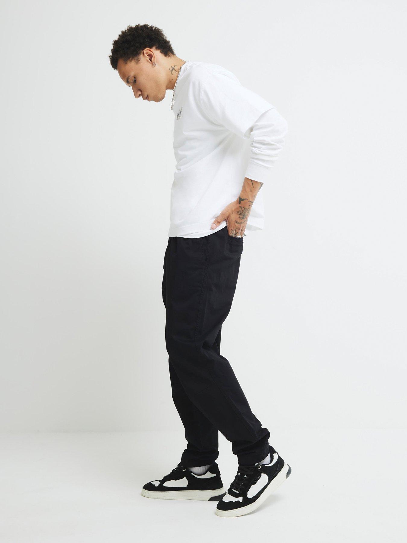 River Island Hutchinson Pull On Joggers - Black