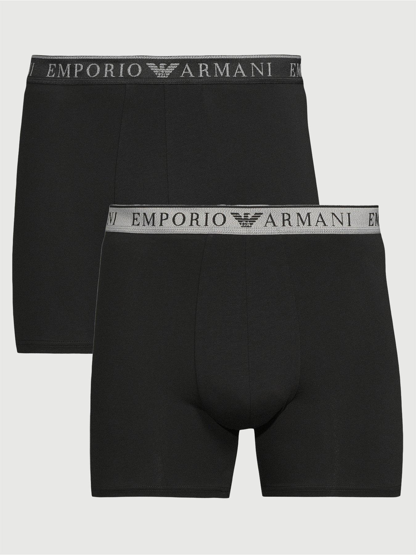 undefined 2 Pack Endurance Boxer Shorts - Black