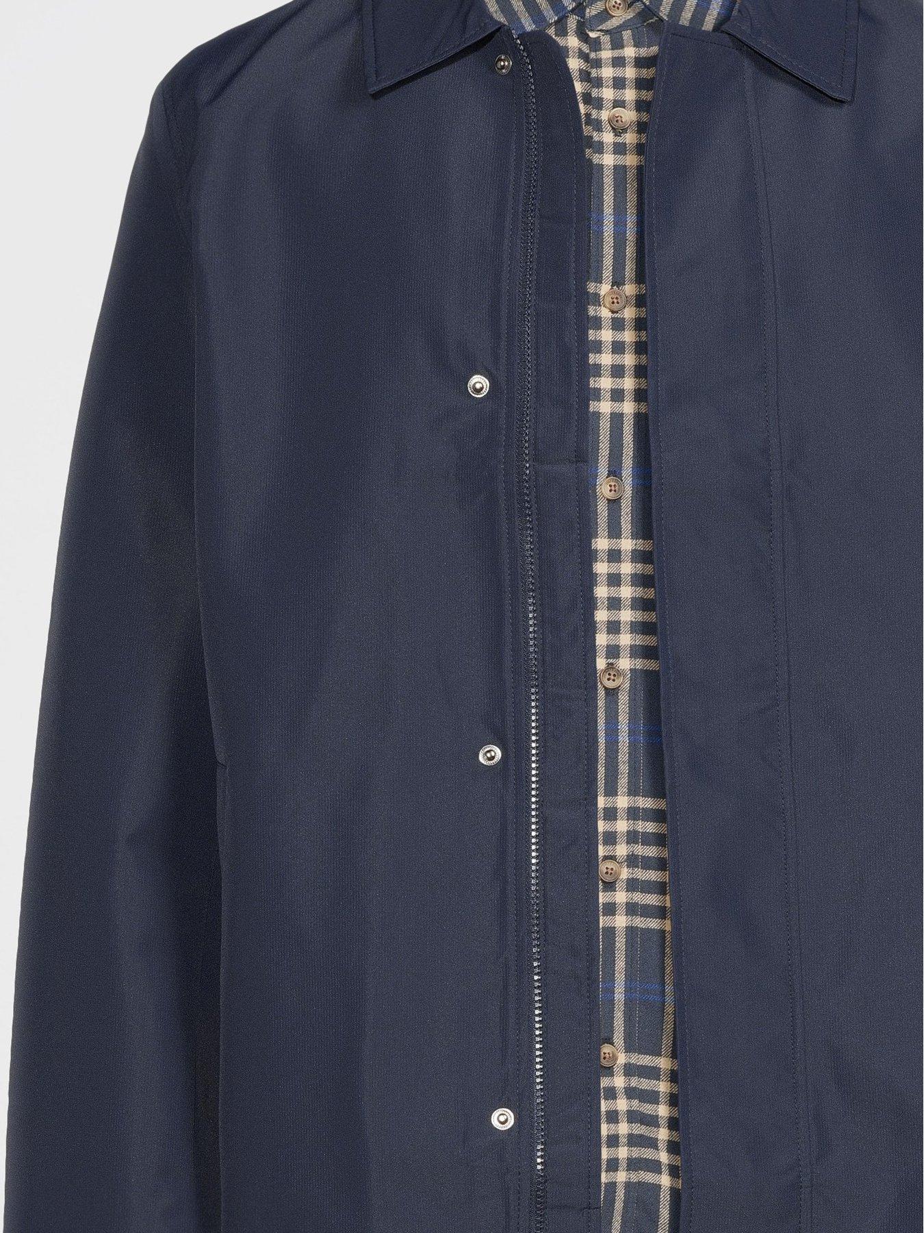 Image 4 of 5 of ONLY & SONS Hall Mac Overcoat - Navy