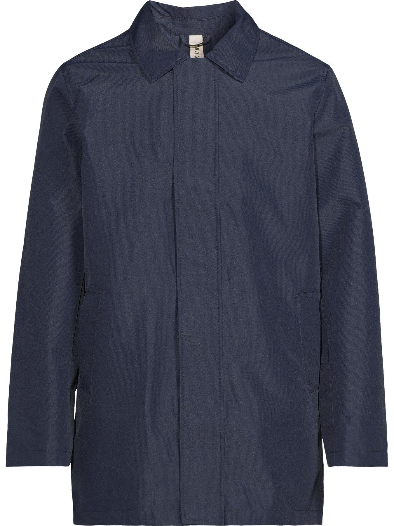 Image 5 of 5 of ONLY & SONS Hall Mac Overcoat - Navy