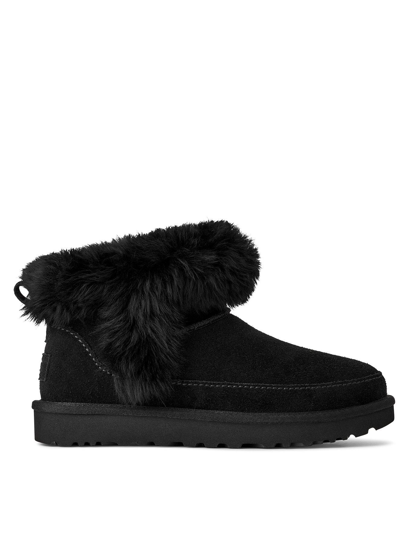 UGG Classic Ultra Mini Chalet Boots - Black