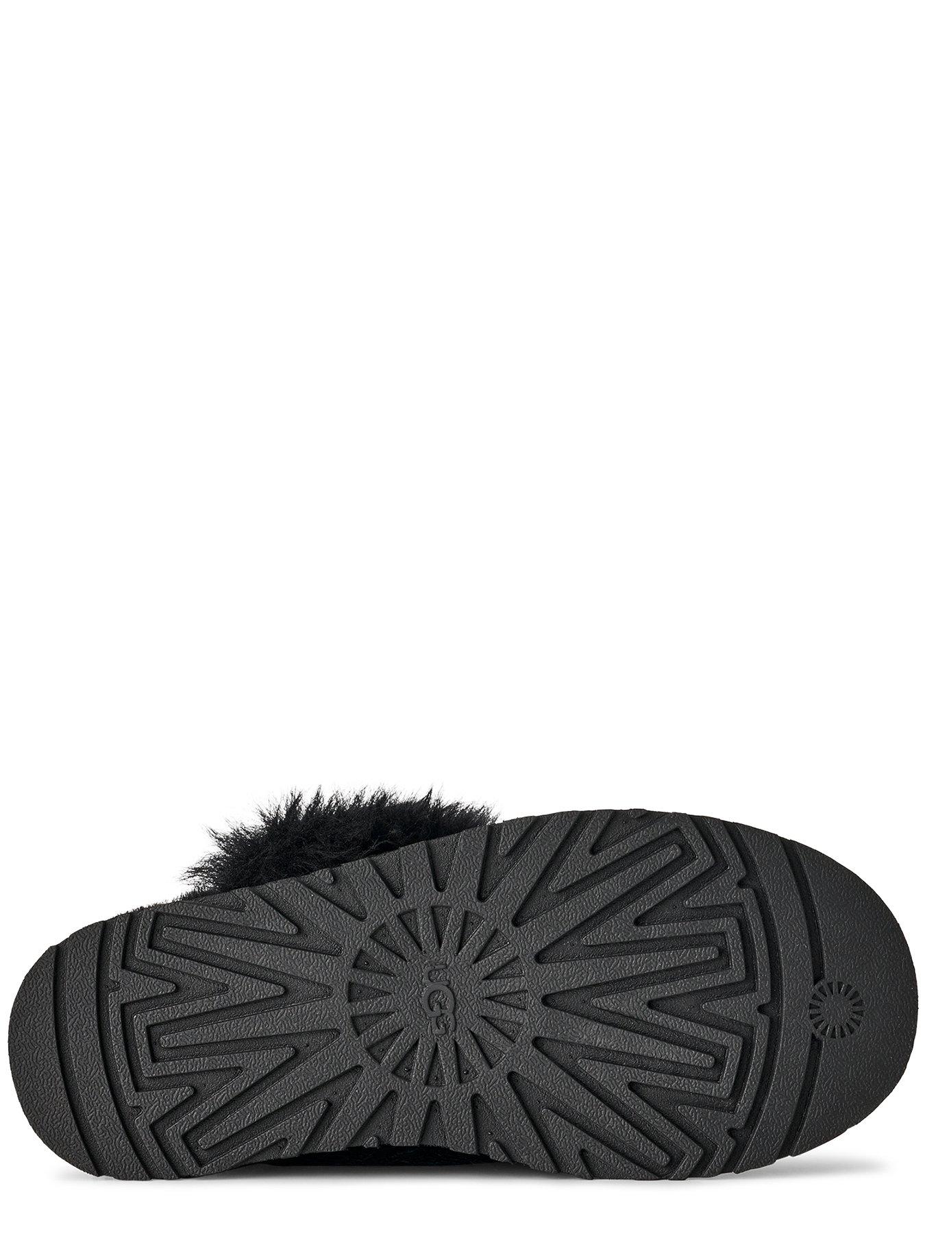  image of ugg-disquette-chalet-slippers-black
